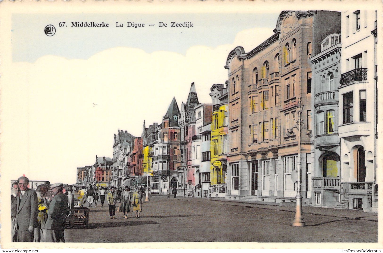 BELGIQUE - Middelkerke - La Digue - De Zeedijk - Carte Postale Ancienne - Middelkerke