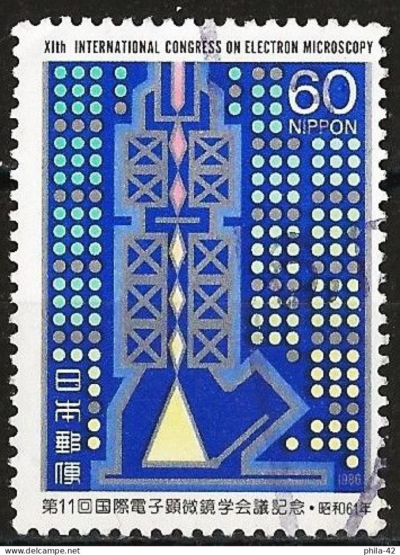 Japan 1986 - Mi 1696 - YT 1594 ( International Congress Of Electron Microscopy ) - Usati