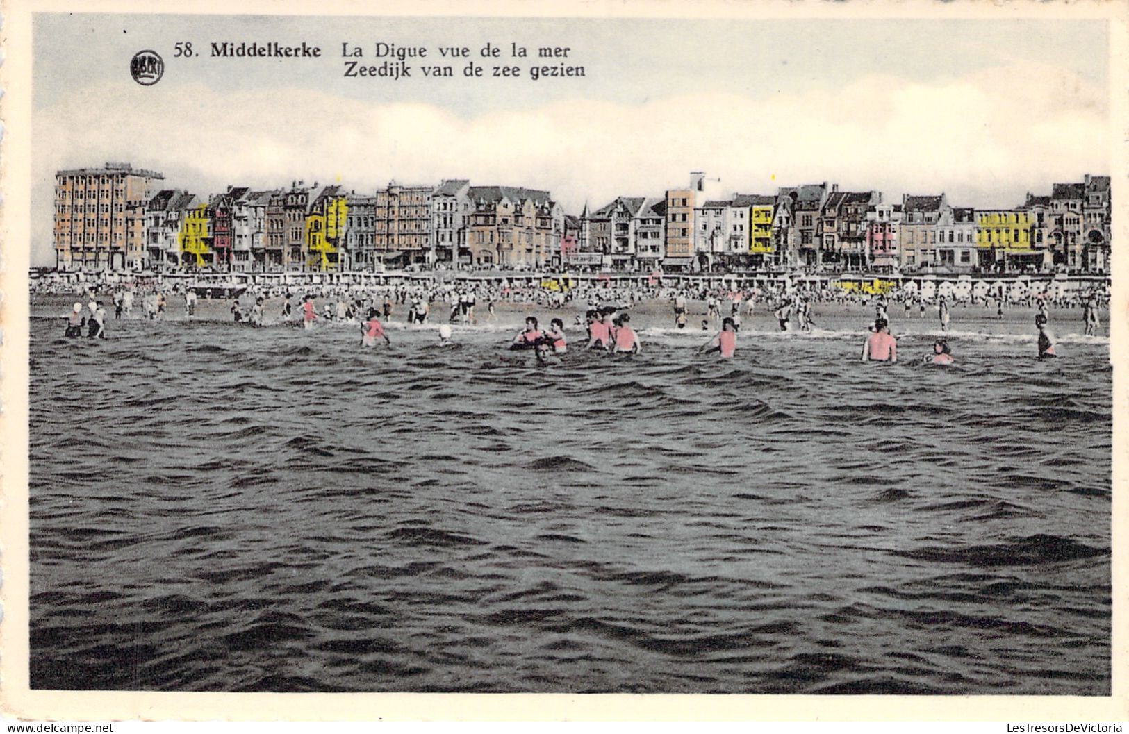 BELGIQUE - Middelkerke - La Digue - Vue De La Mer - Carte Postale Ancienne - Middelkerke