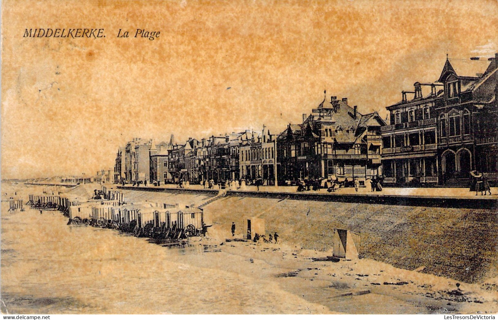 BELGIQUE - Middelkerke - La Plage - Carte Postale Ancienne - Middelkerke