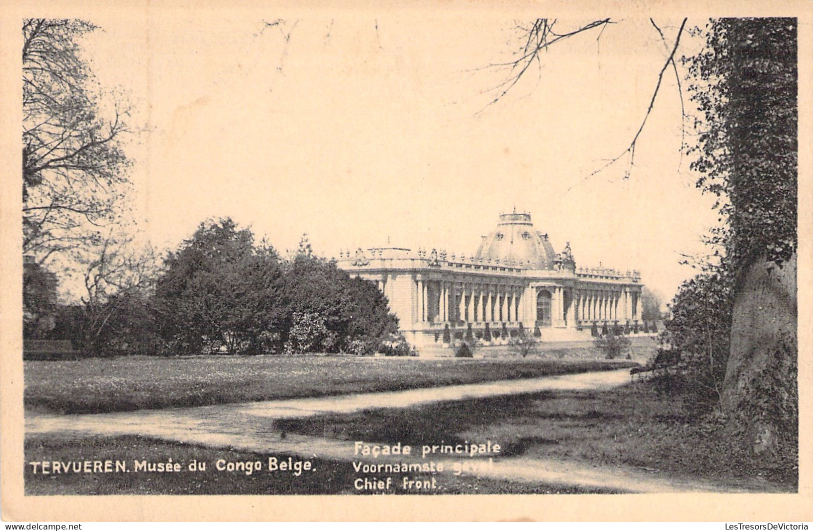 BELGIQUE - Tervueren - Musée Du Congo Belge - Facade Principale - Carte Postale Ancienne - Tervuren