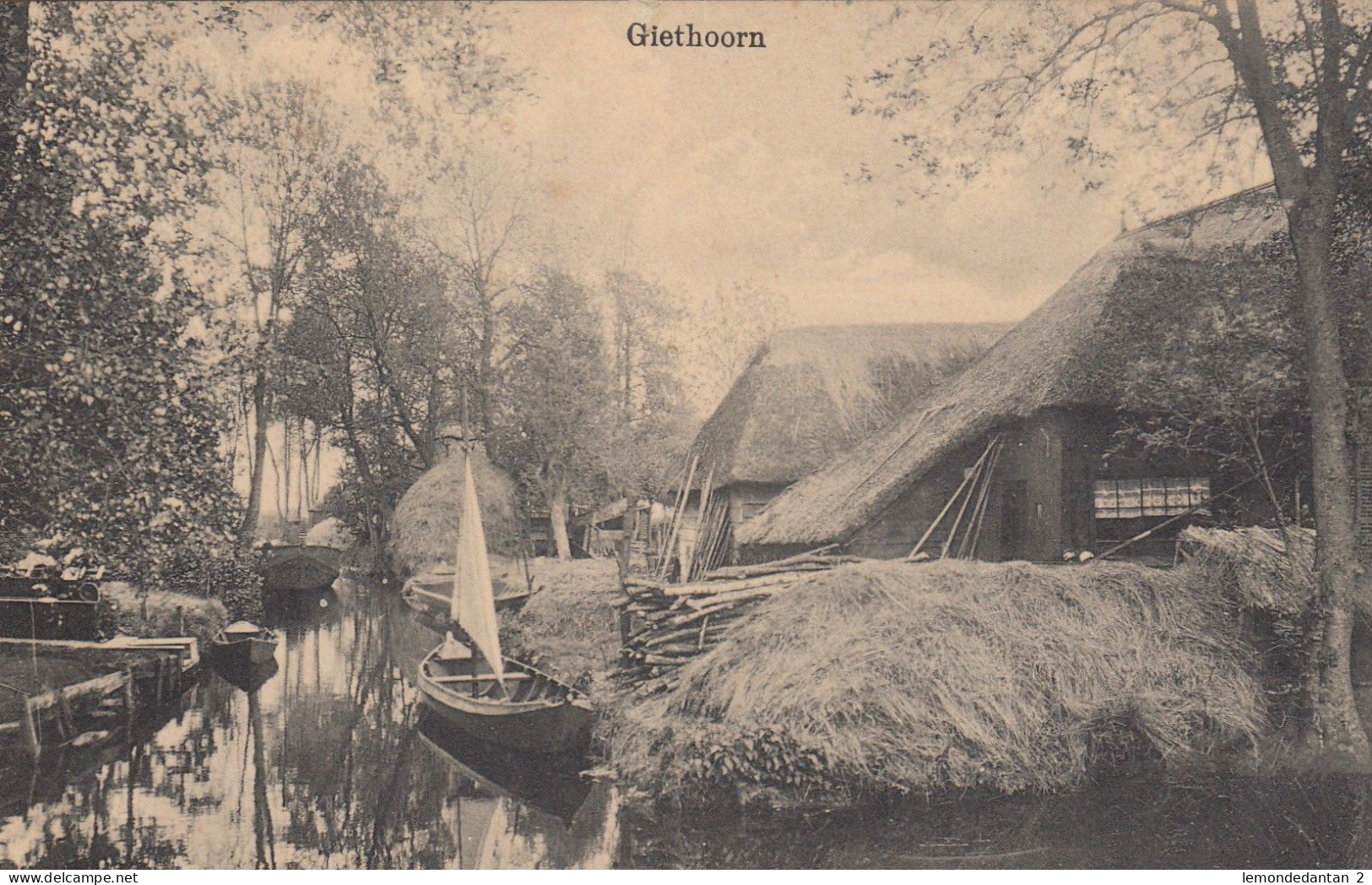 Giethoorn - H. Ten Brink, Boekhandel, Meppel - Giethoorn