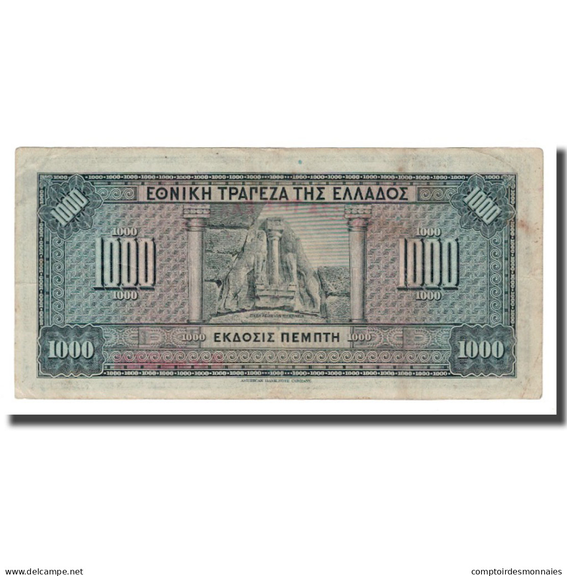 Billet, Grèce, 1000 Drachmai, 1926, 1926-11-04, KM:100b, TTB - Grèce