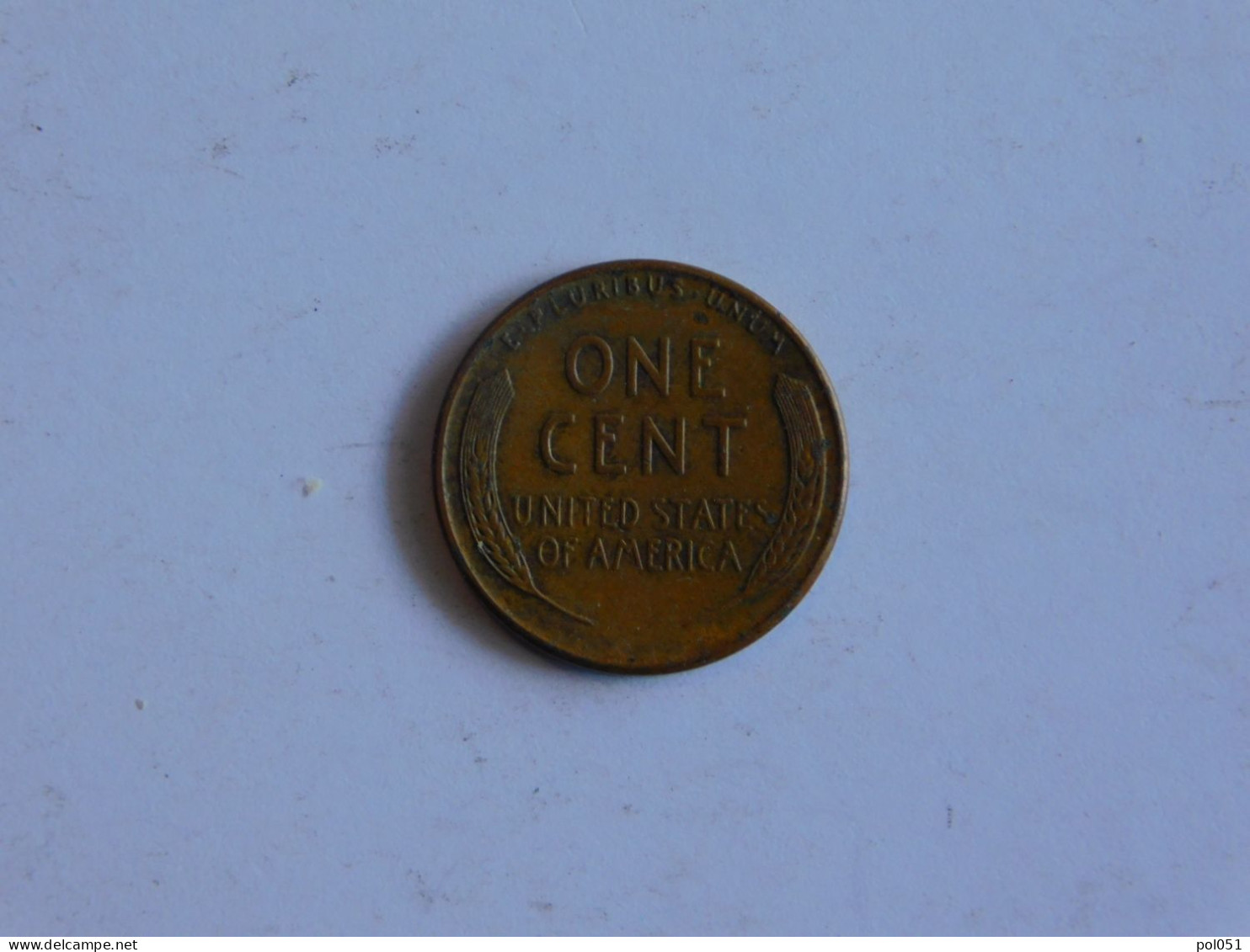 USA 1 Cent 1942 - 1909-1958: Lincoln, Wheat Ears Reverse