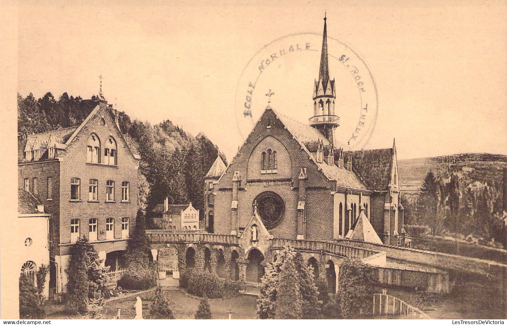 BELGIQUE - Theux Lez Spa - Ecole Normale - Section Preparatoire Et école Moyenne  - Carte Postale Ancienne - Theux