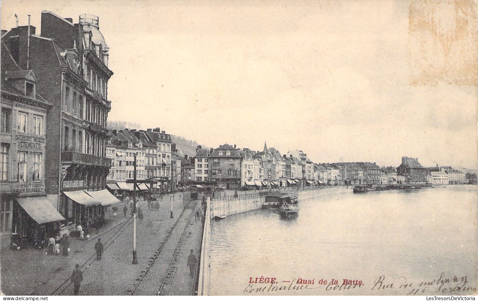 BELGIQUE - Liège - Quai De La Batte - Carte Postale Ancienne - Luik