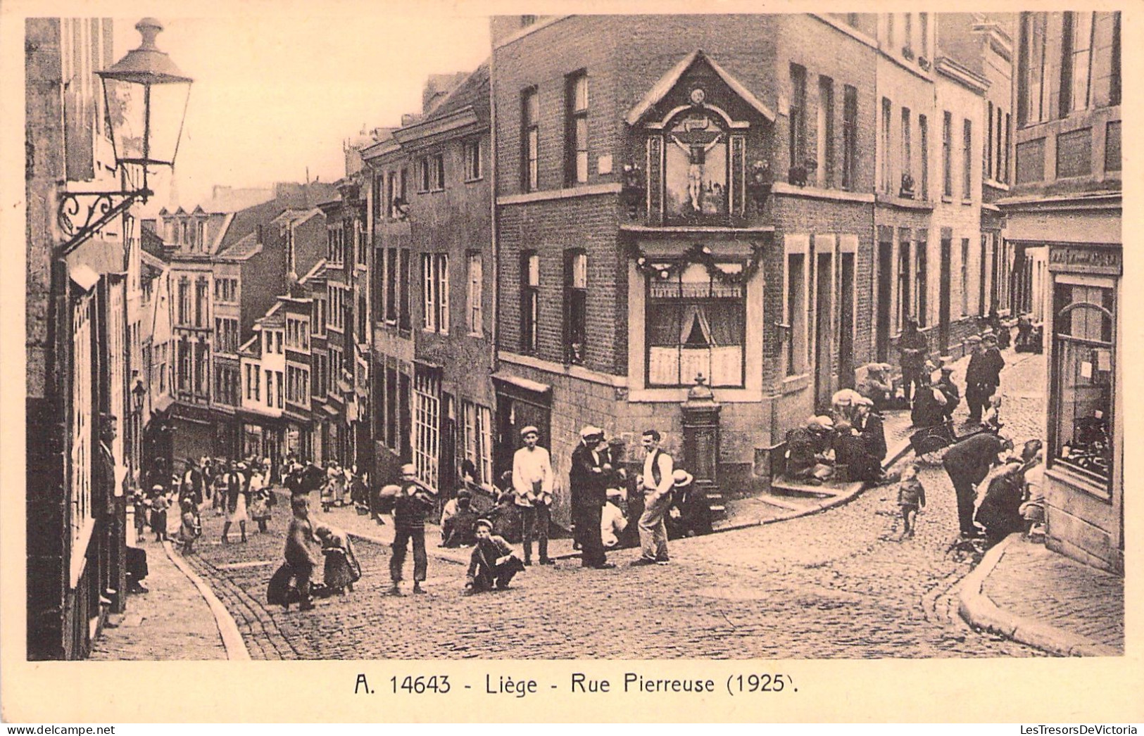 BELGIQUE - Liège - Rue Pierreuse - Animé - Carte Postale Ancienne - Luik