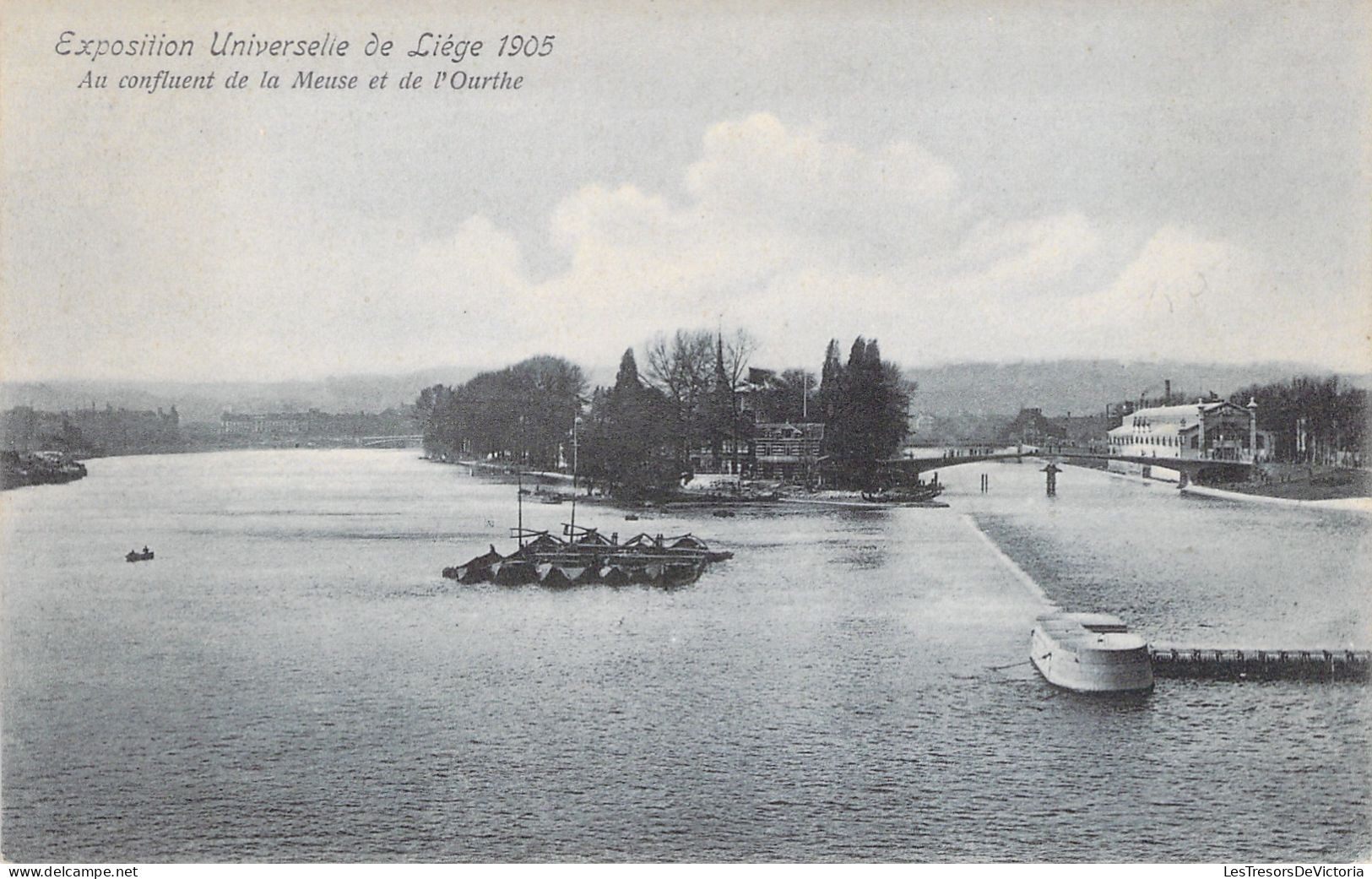 BELGIQUE - Liège - Exposition Universelle - Au Confluent De La Meuse Et De L'ourthe - Carte Postale Ancienne - Liege