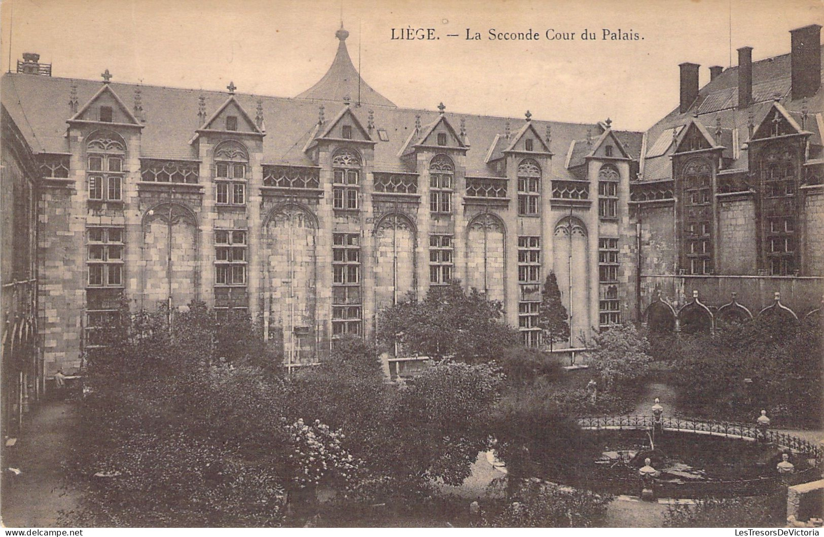 BELGIQUE - Liège - La Seconde Cour Du Palais - Carte Postale Ancienne - Liege