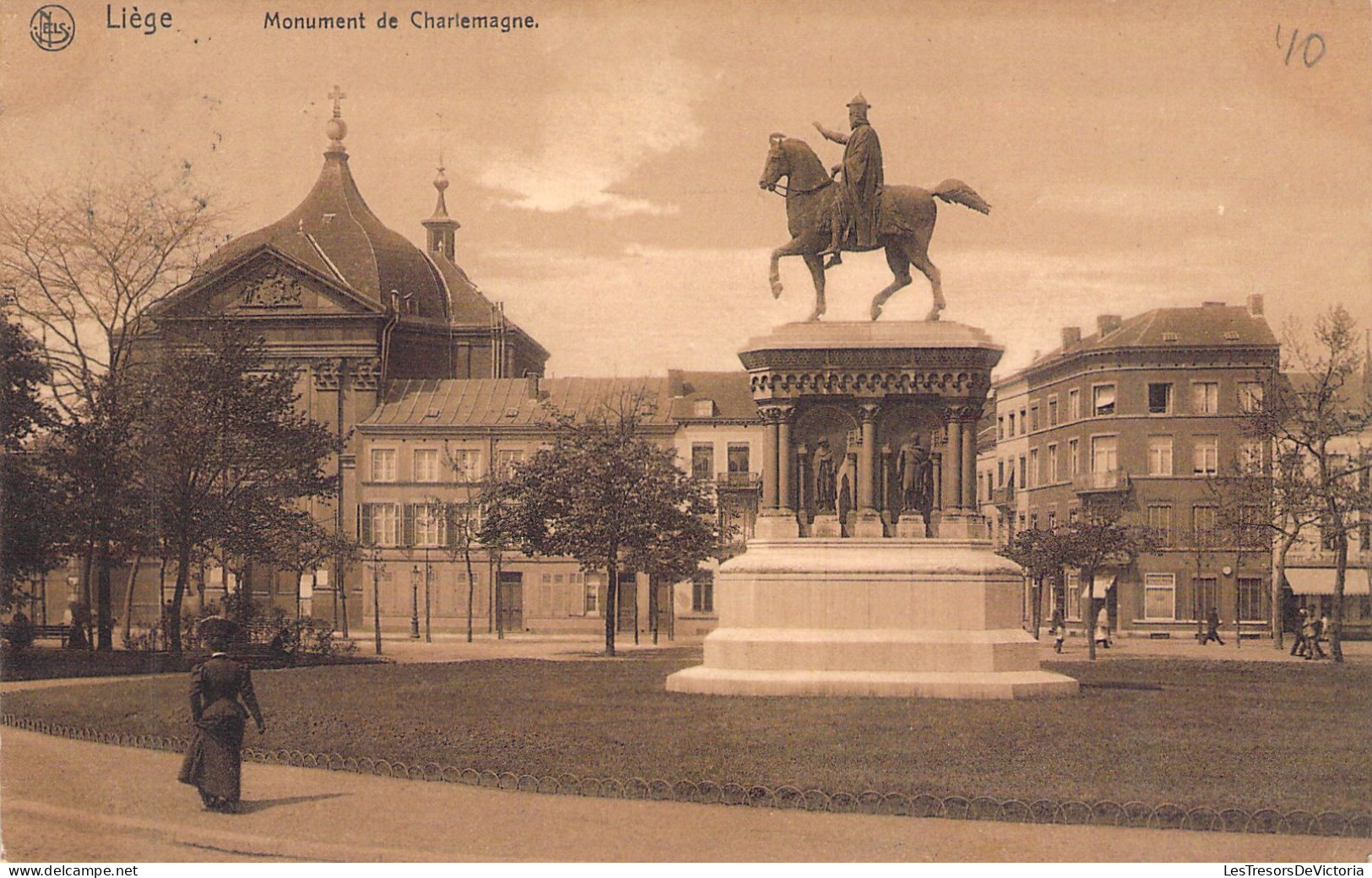 BELGIQUE - Liège - Monument De Charlemagne - Carte Postale Ancienne - Luik