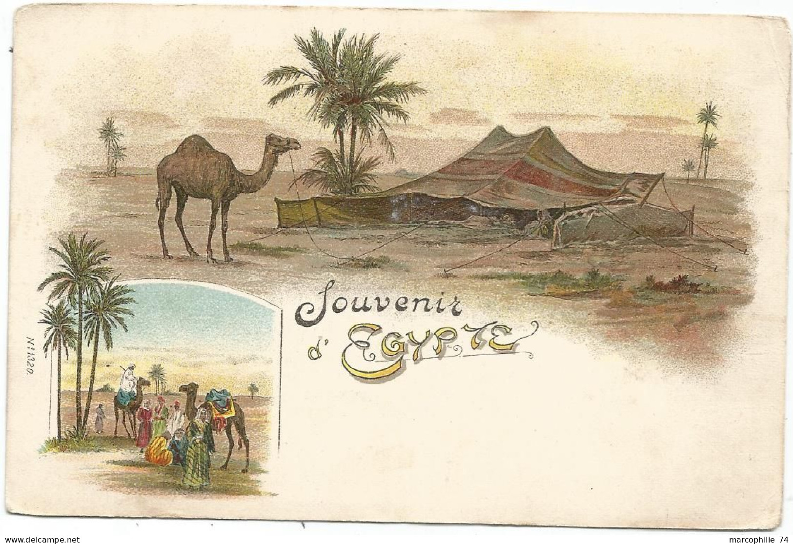 SOUVENIR EGYPTE CARTE GRUSS - Pyramides