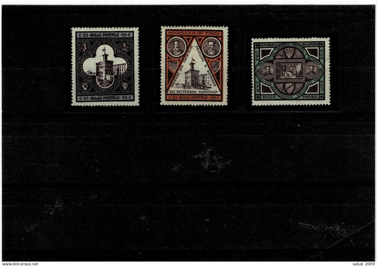 SAN MARINO ,nuovi MH ,serie Completa Usata Di Ottima Centratura ,qualita Splendida - Unused Stamps