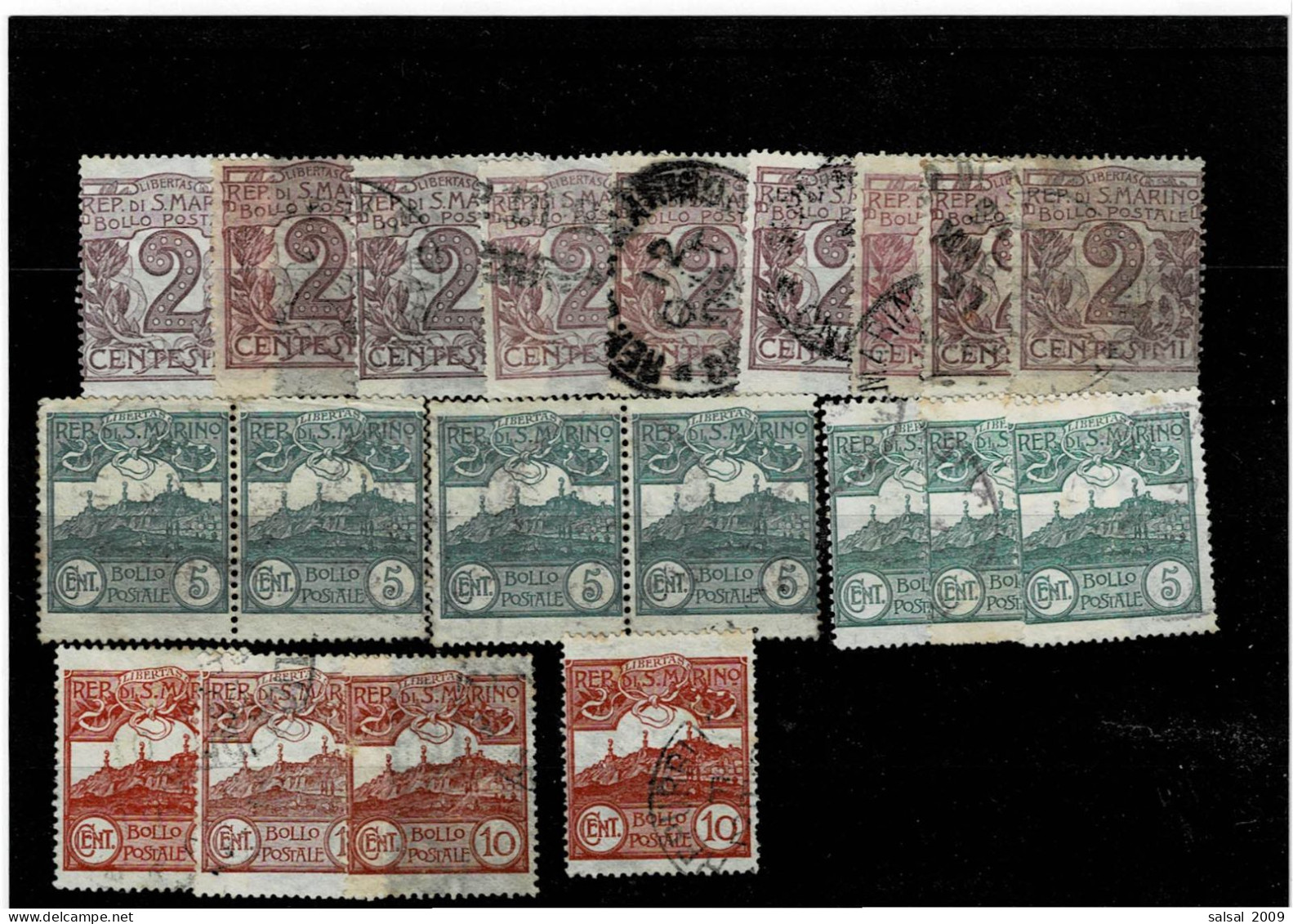 SAN MARINO ,usati ,ripetuti ,qualita Ottima - Used Stamps