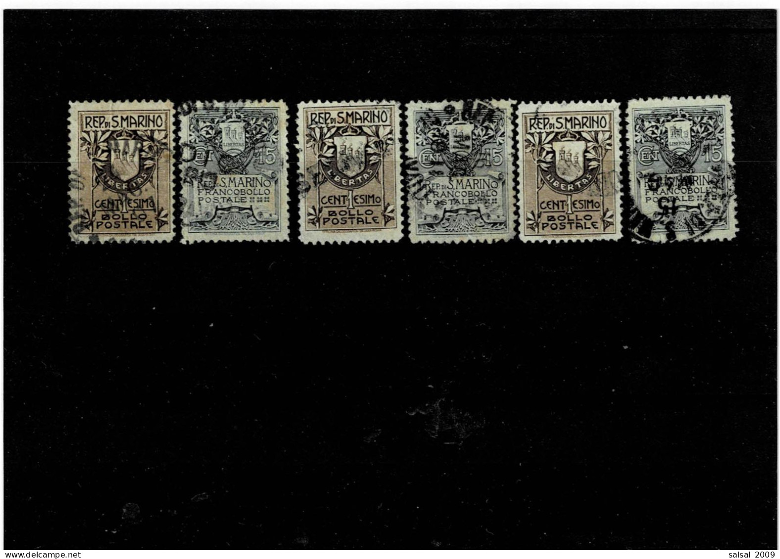 SAN MARINO ,3 Serie Complete Usate ,ripetute ,qualita Splendida - Used Stamps