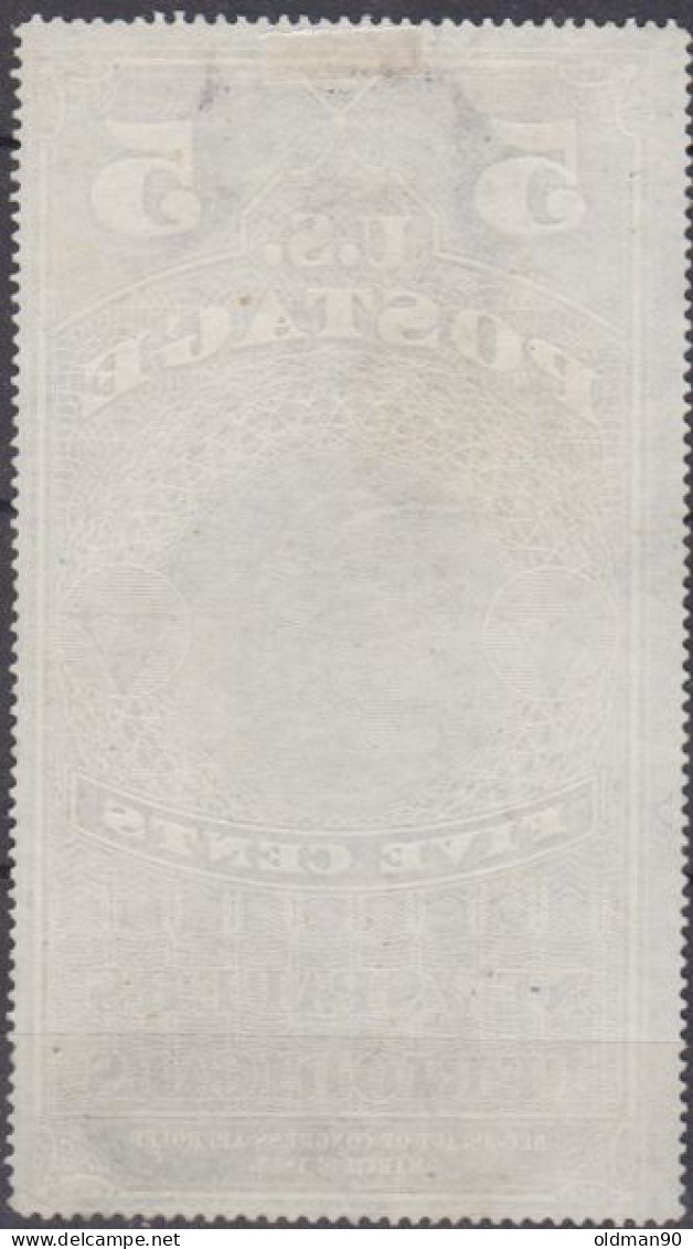 DB-123- U.S.A.- Emissione Del  1865 (sg) NG - Qualità A Vostro Giudizio. - Journaux & Périodiques