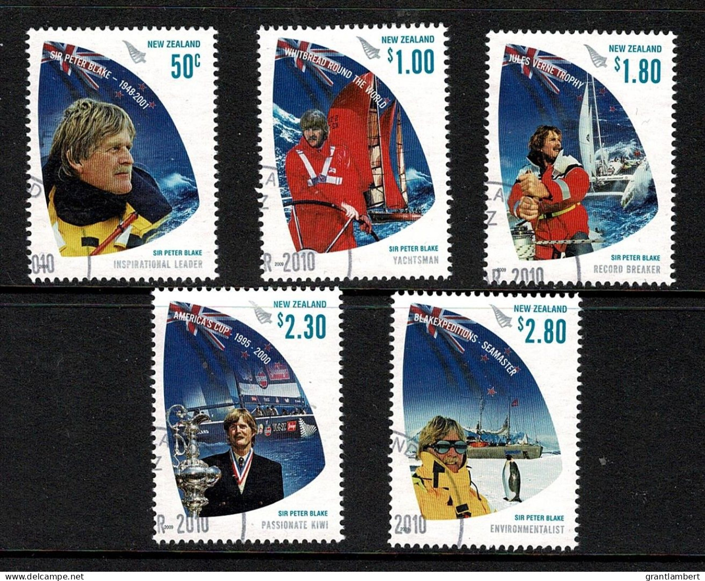 New Zealand 2009 Sir Peter Blake  Set Of 5 Used - Used Stamps