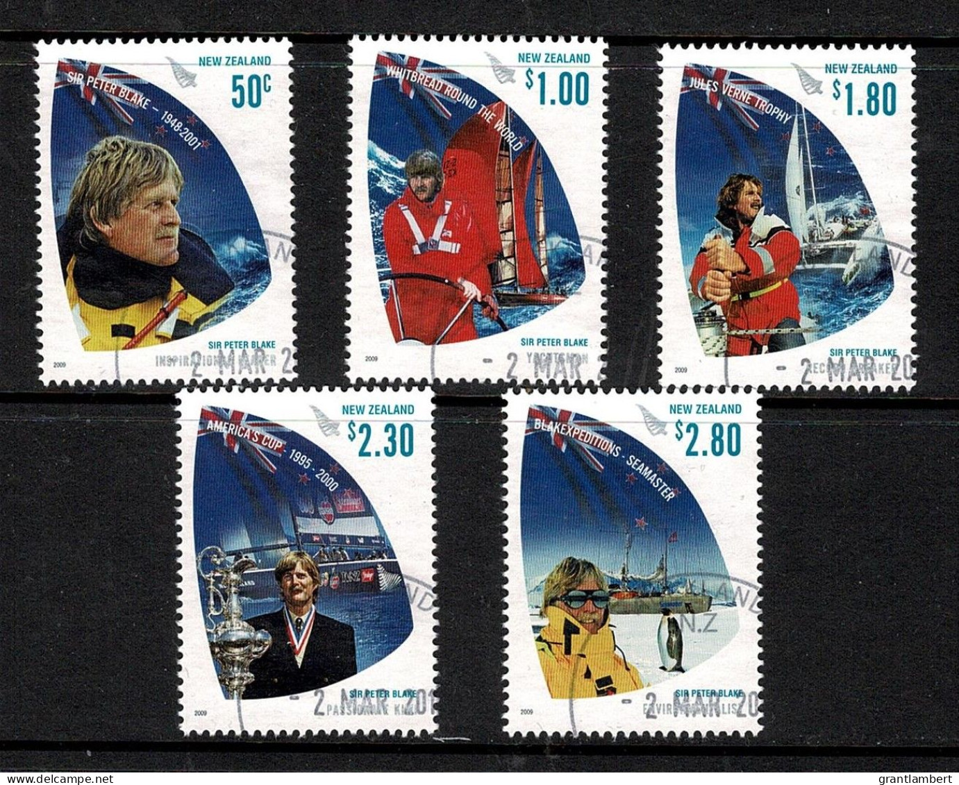 New Zealand 2009 Sir Peter Blake  Set Of 5 Used - - Used Stamps