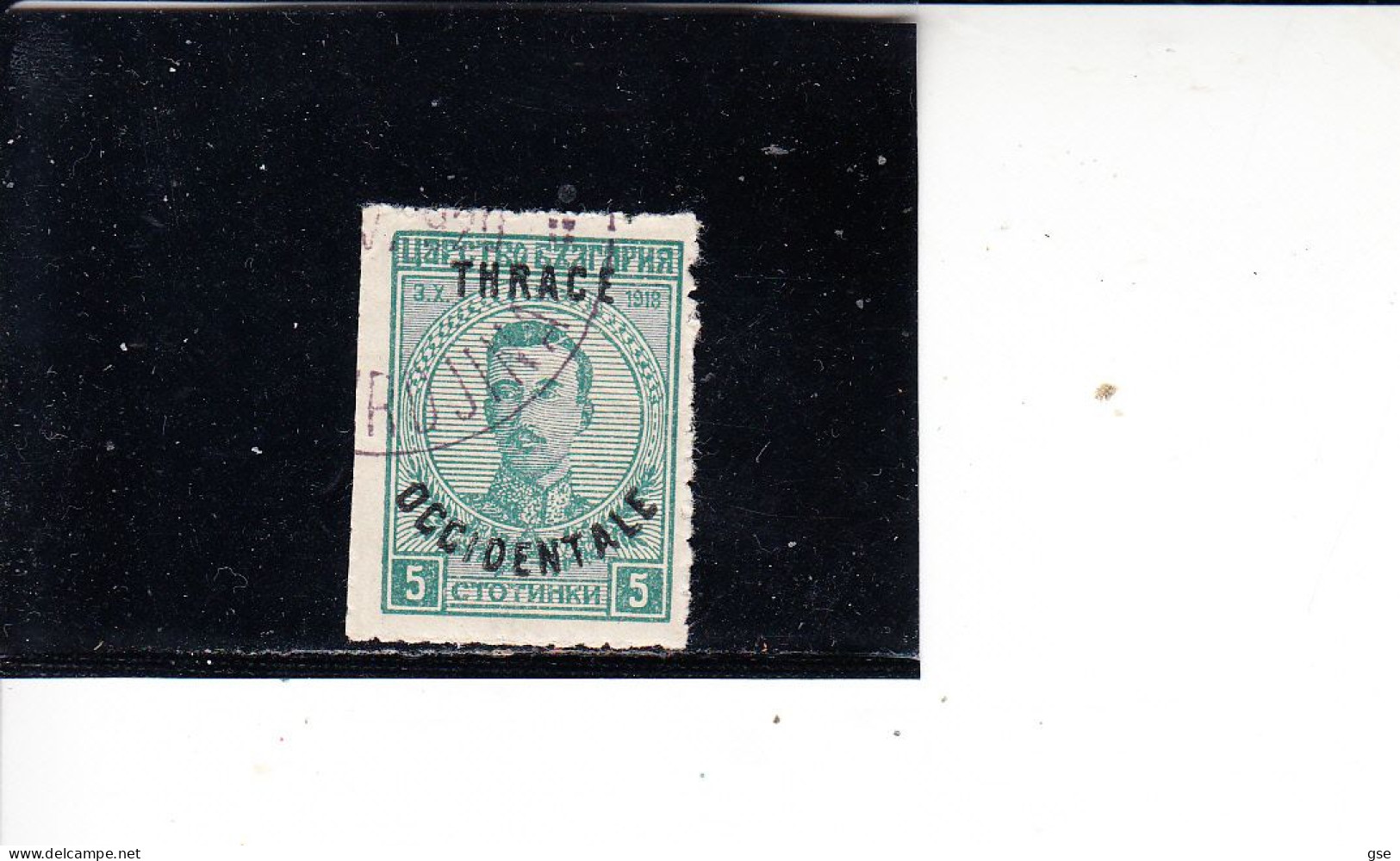 THRACE  1919-20 - Unificato  51° -  Soprastampato - Thrace