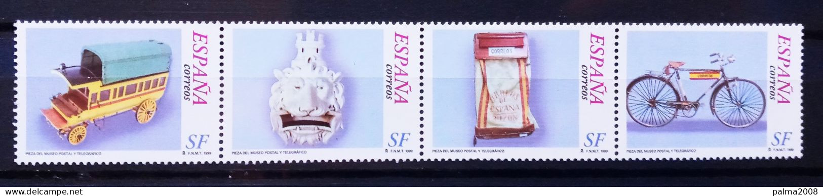 ESPAÑA - VIÑETA SERIE MUSEO POSTAL PARA EL SERVICIO FILATELICO NUEVOS ** SIN FIJASELLOS (W) - Postage Free