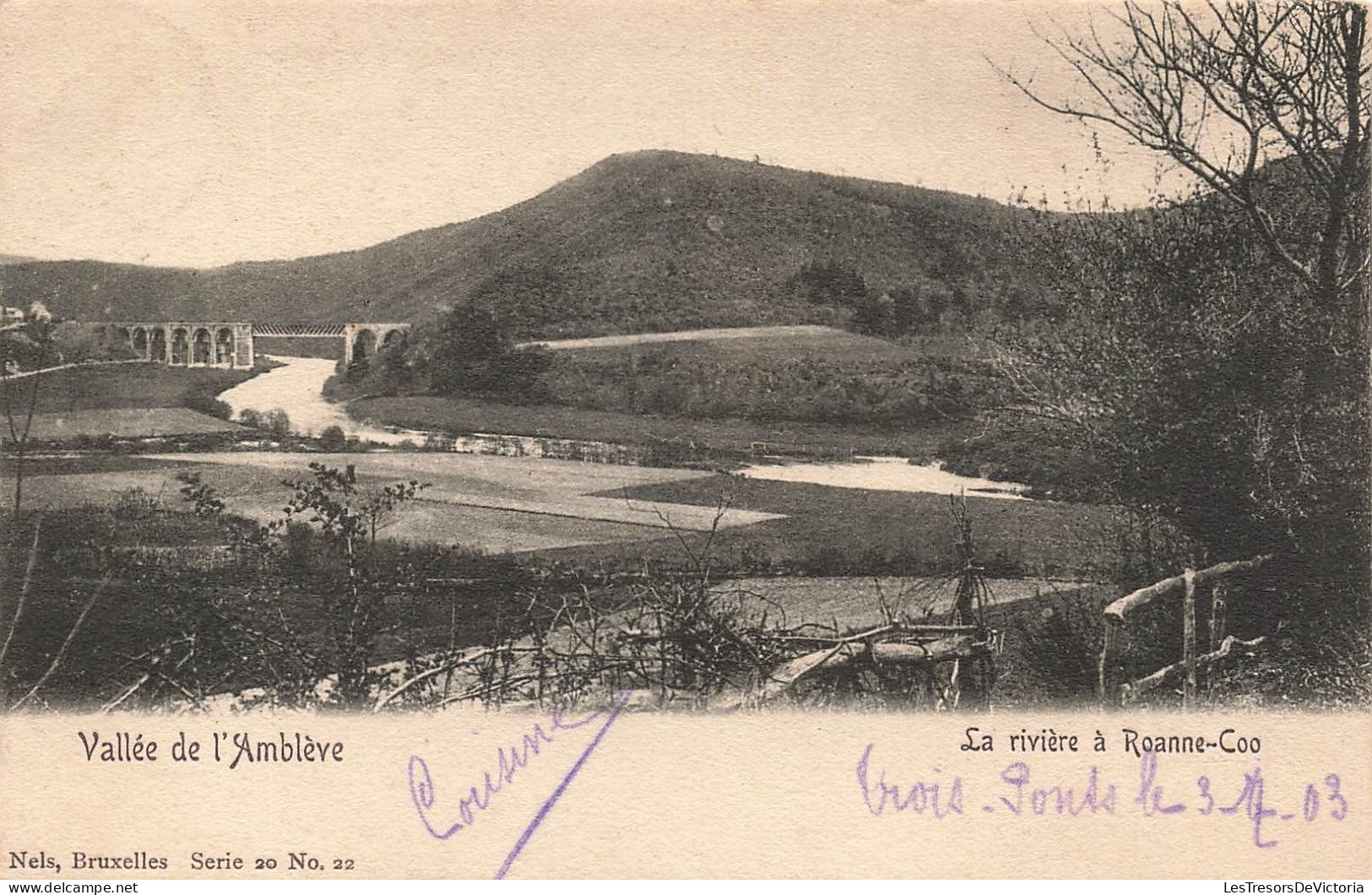 BELGIQUE - Stoumont - Vallée De L'Amblève - La Rivière à Roanne Coo - Nels - Carte Postale Ancienne - Stoumont