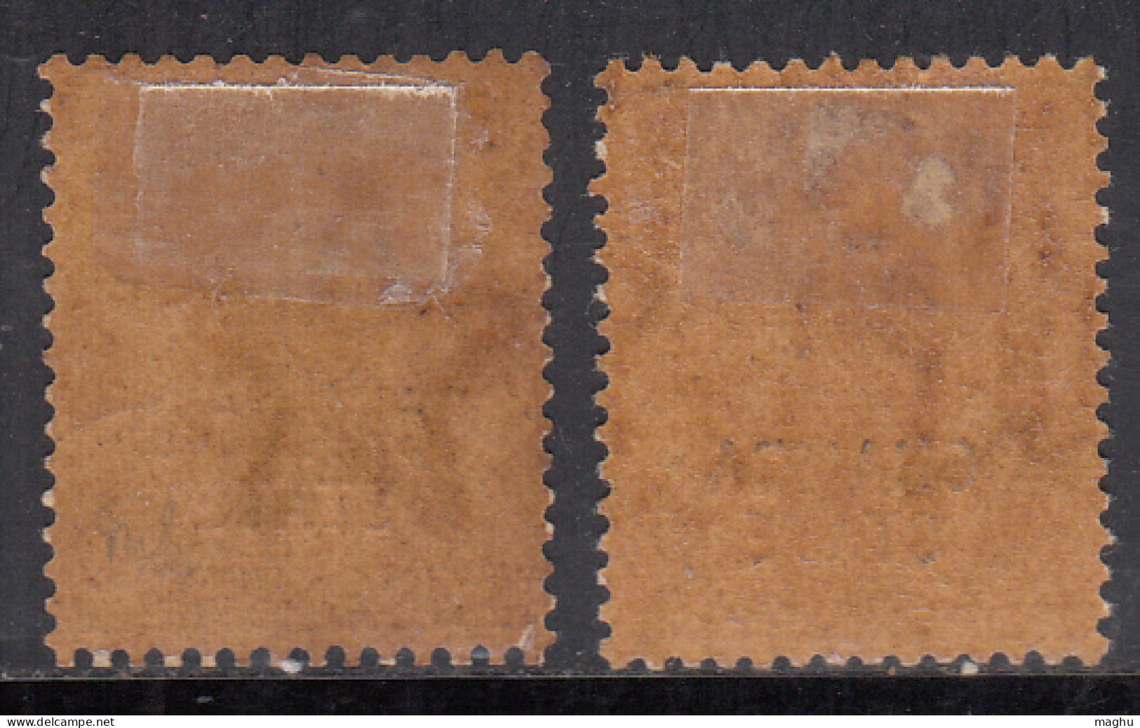 1½a MH Chamba, SG56 & SG57 (Type A & Type B), KGV Series (Single Star) 1923-1927, British India, Cat £255.00 - Chamba