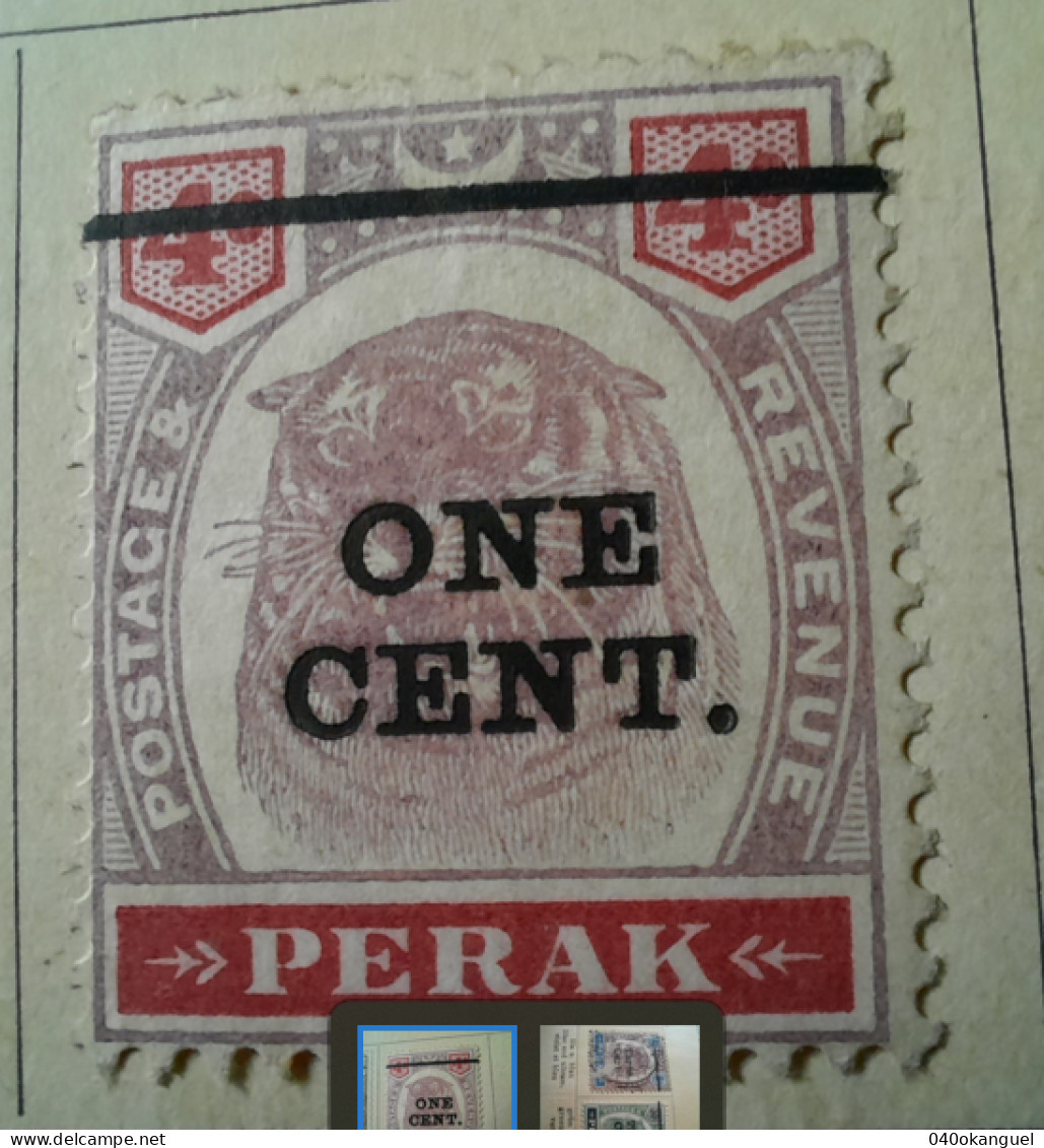 Malaysia Perak - 1 Marke Von 1900 Gem. Image - Perak