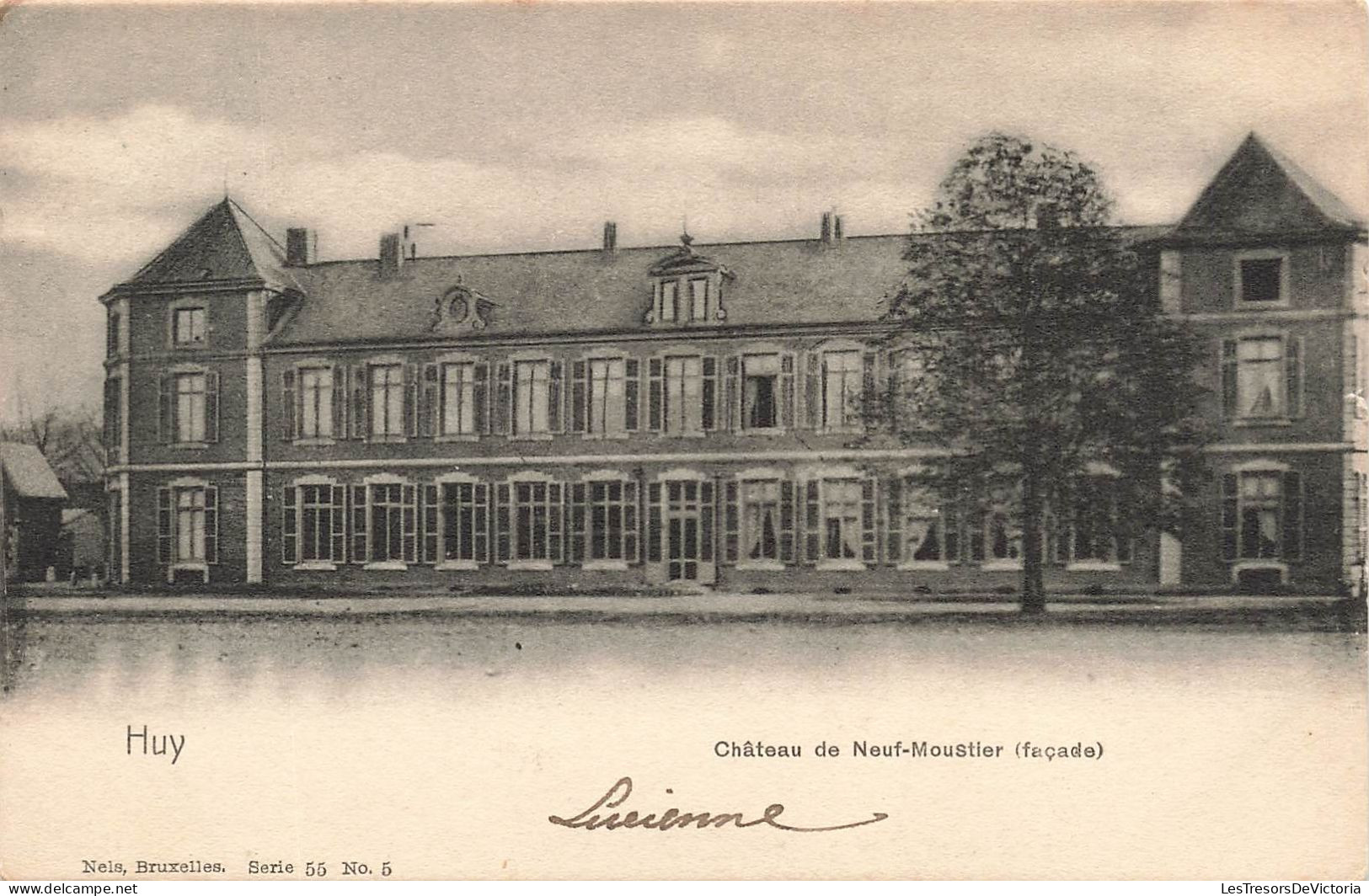 BELGIQUE - Huy - Château De Neufmoustier (façade) - Carte Postale Ancienne - Huy