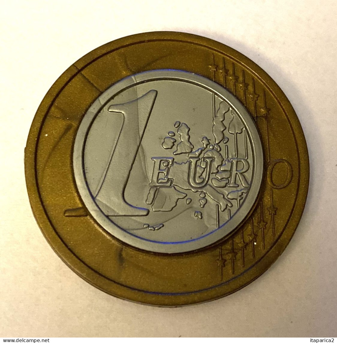 JETON PIECE 1 EURO 2002 ALLEMAGNE PLASTIQUE ARGENT FACTICE SPIELDELD   / 33NAT - Casino