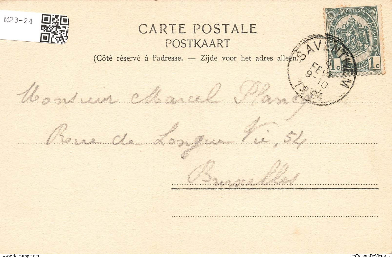BELGIQUE - Saventhem - Château Quitman - Façade - Carte Postale Ancienne - Zaventem