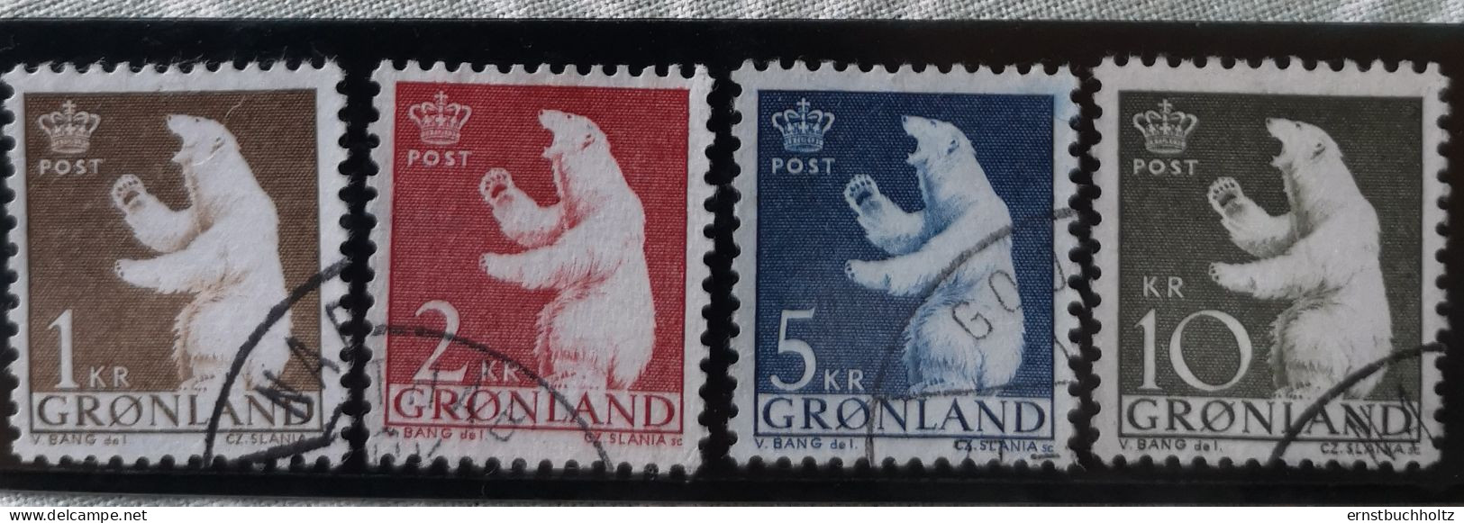 Grönland 1963 Eisbär SG 56/59° Gest. - Gebruikt