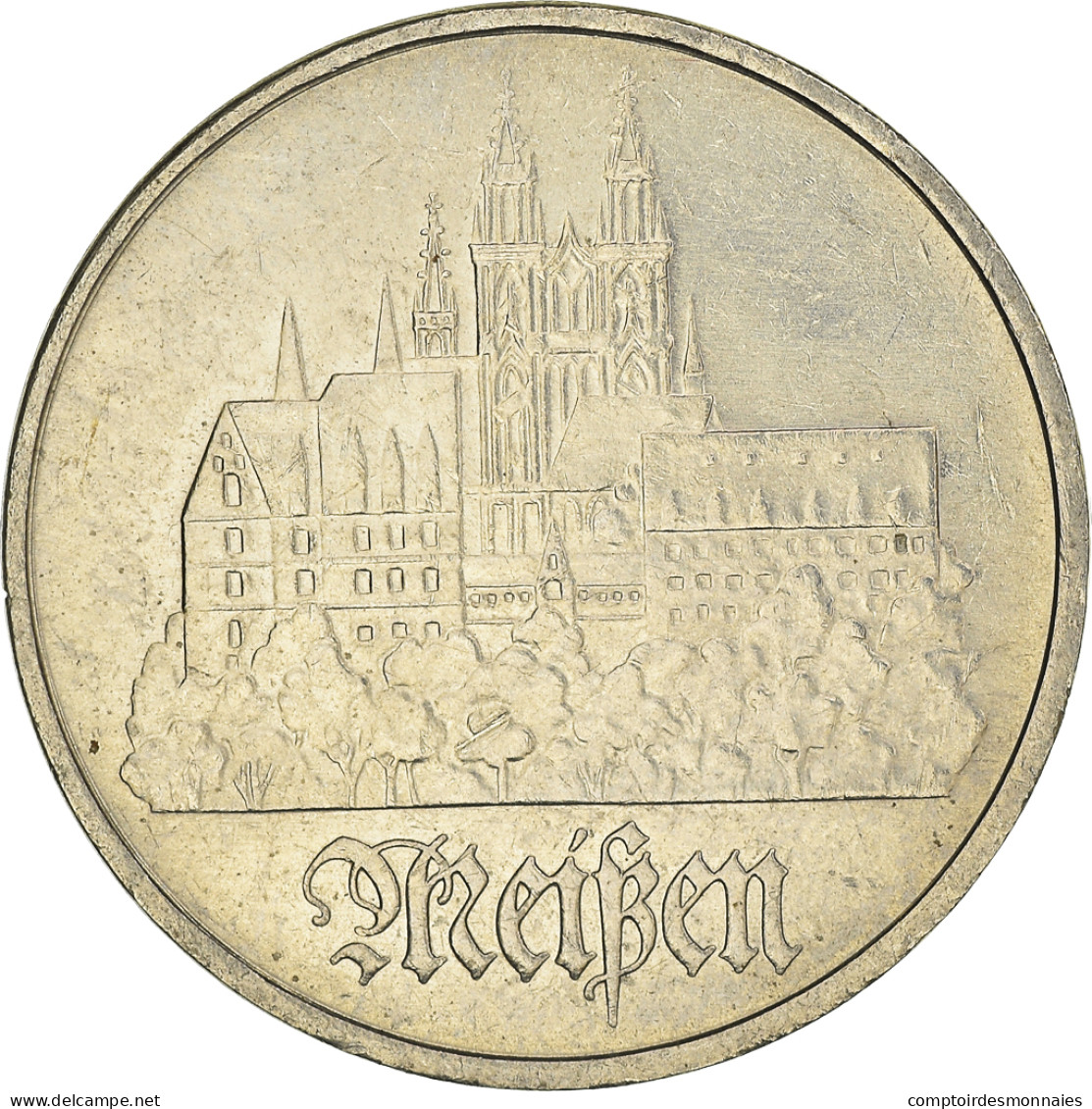 Monnaie, République Démocratique Allemande, 5 Mark, 1972, Berlin, TTB - 5 Marcos