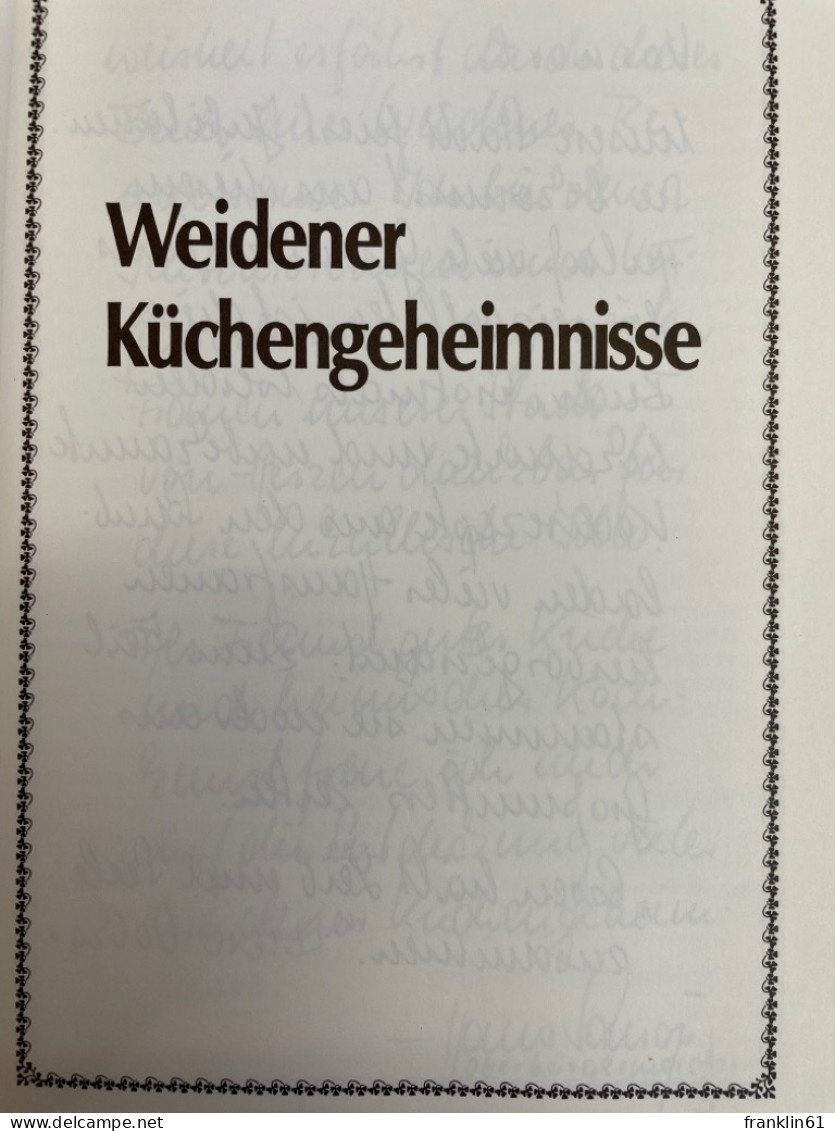 Weidener Küchengeheimnisse. - Eten & Drinken