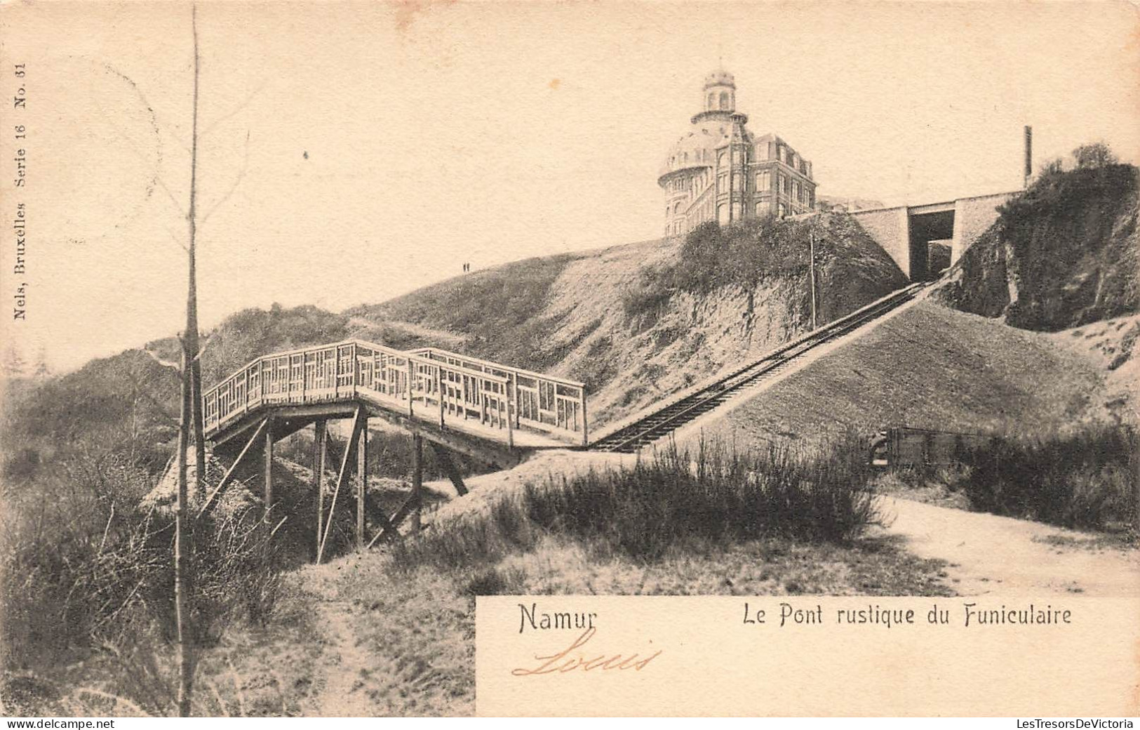 BELGIQUE - Namur - Le Pont Rustique Du Funiculaire - Carte Postale Ancienne - Namur