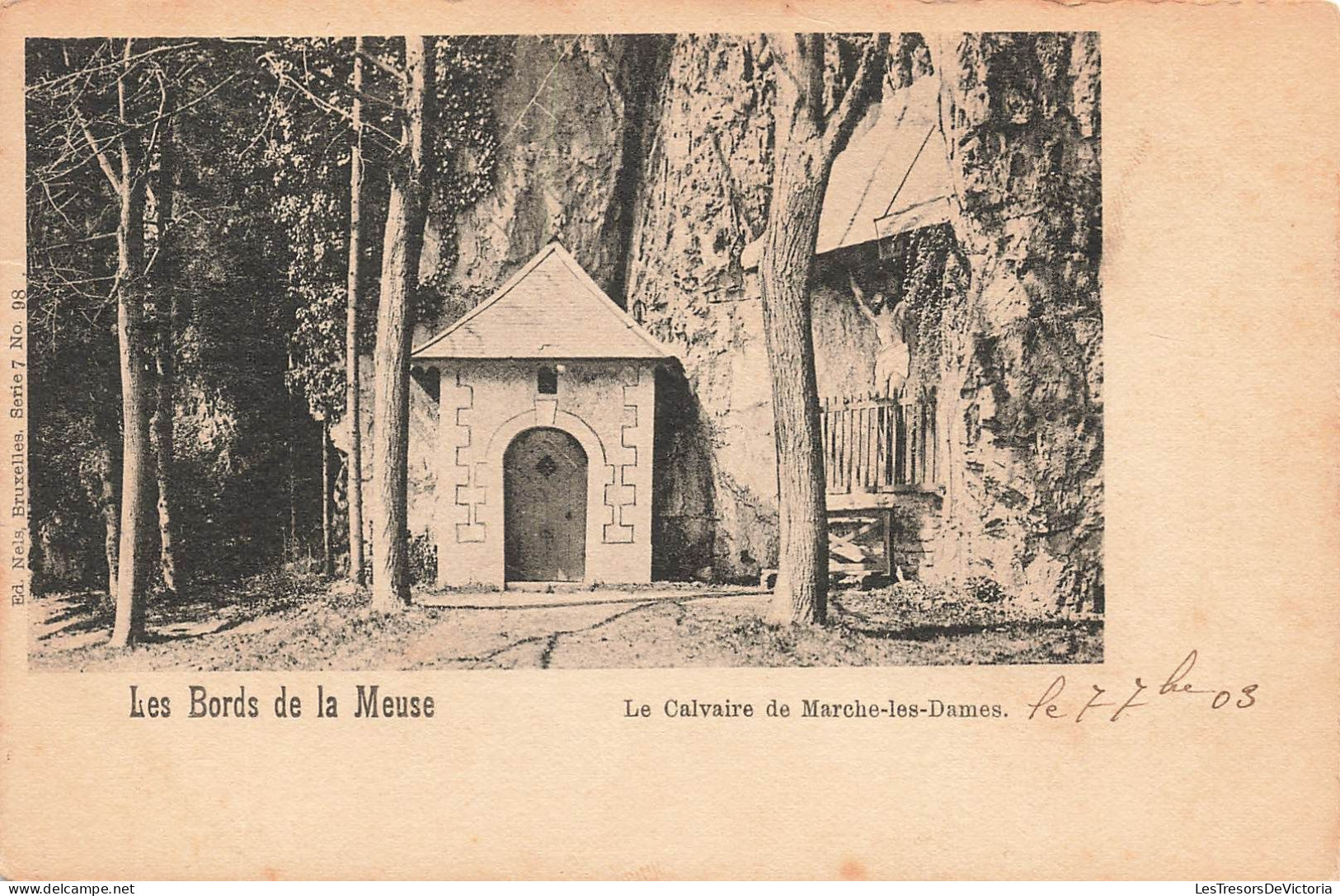 BELGIQUE - Les Bords De La Meuse - Le Calvaire De Marches-les-Dames - Carte Postale Ancienne - Namur