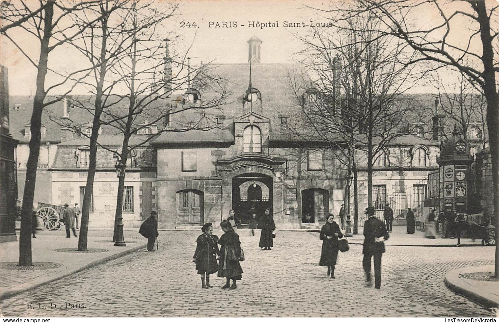 FRANCE - Paris - Hôpital Saint Louis - Carte Postale Ancienne - Salute, Ospedali