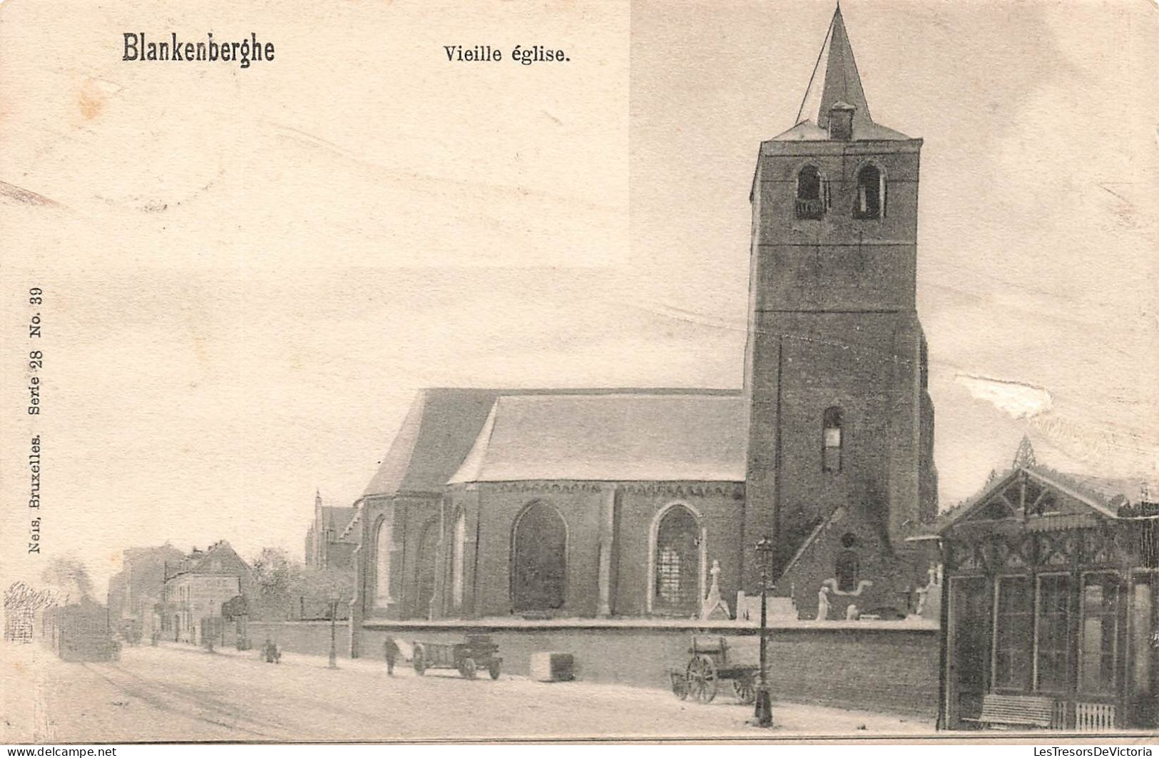 BELGIQUE - Blankenberghe - Vieille église - Carte Postale Ancienne - Blankenberge