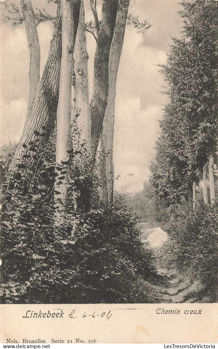 BELGIQUE - Linkebeek - Chemin Creux - Carte Postale Ancienne - Linkebeek