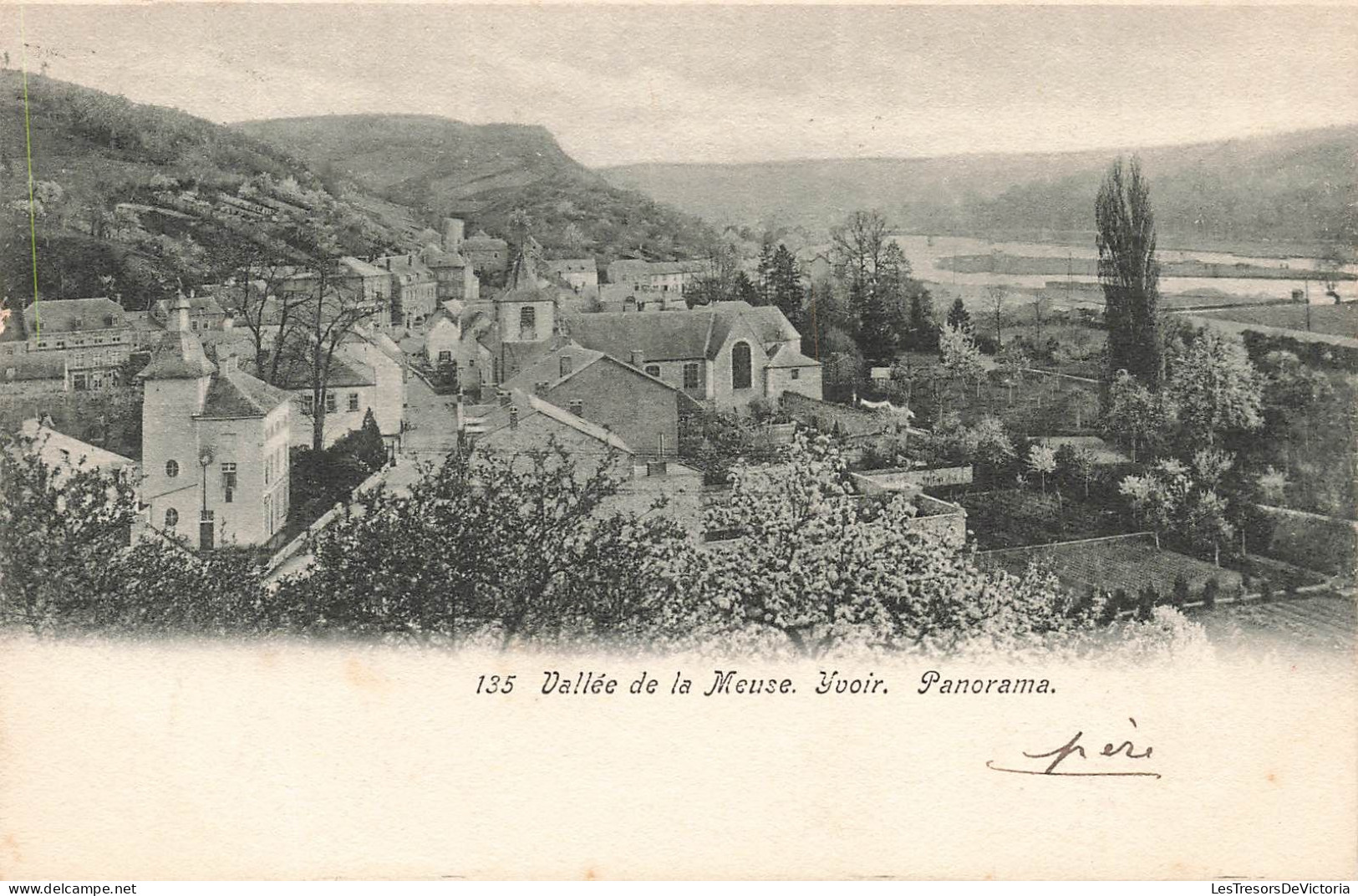 BELGIQUE - Yvoir - Vallée De La Meuse - Panorama - Carte Postale Ancienne - Yvoir