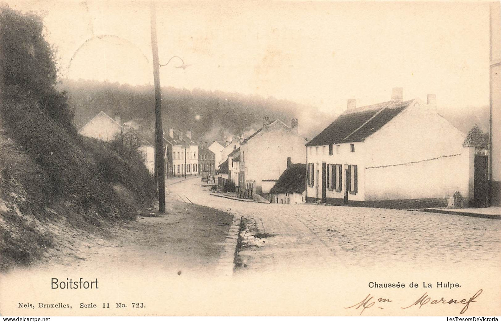 BELGIQUE - Bruxelles - Boitsfort - Chaussée De La Hulpe - Carte Postale Ancienne - Watermaal-Bosvoorde - Watermael-Boitsfort