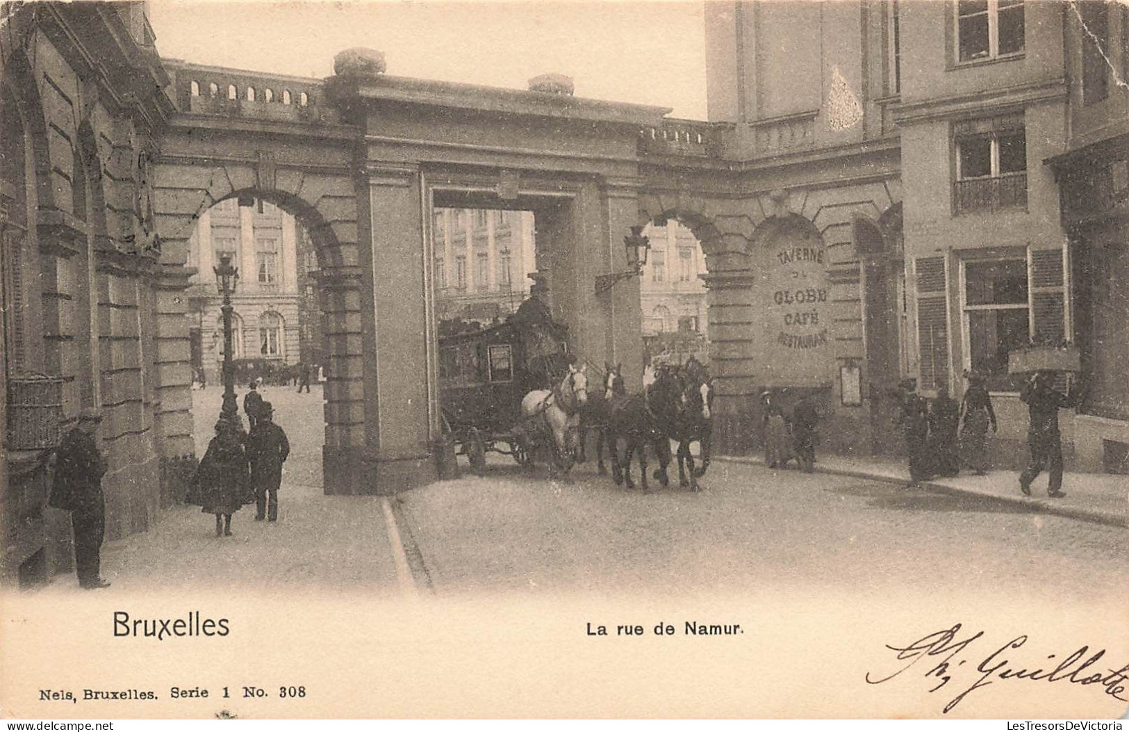 BELGIQUE - Bruxelles - La Rue De Namur - Carte Postale Ancienne - Other & Unclassified