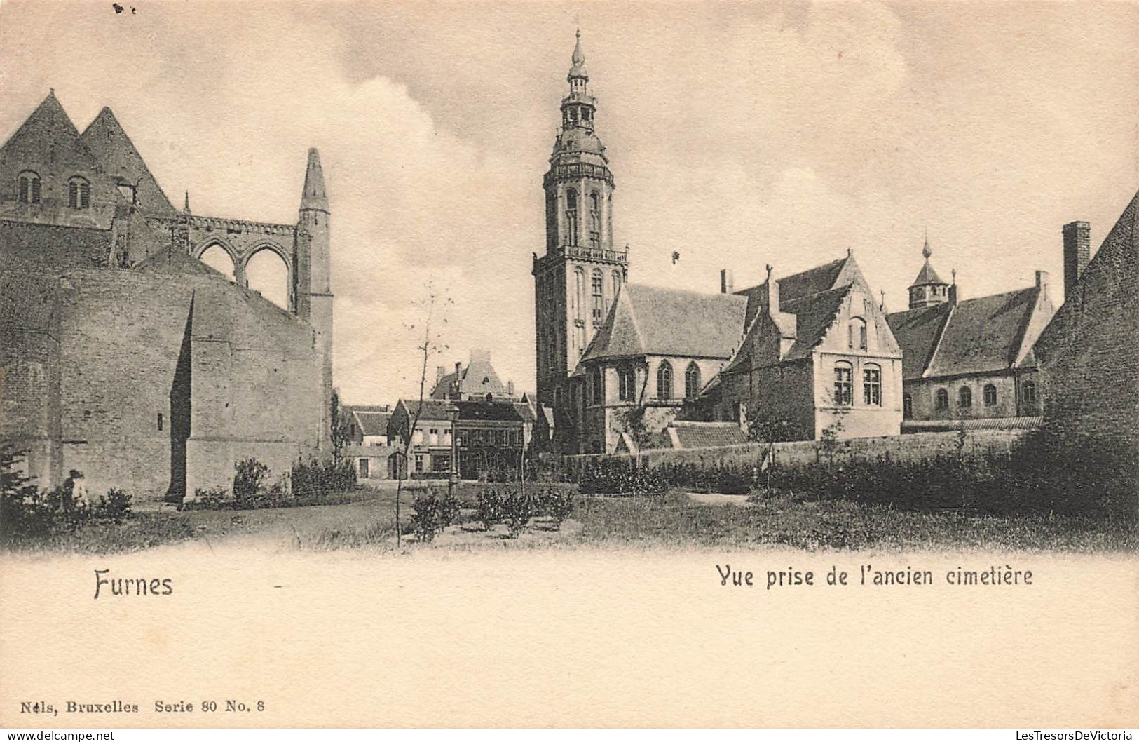 BELGIQUE - Furnes - Vue Prise De L'ancien Cimetière - Carte Postale Ancienne - Veurne