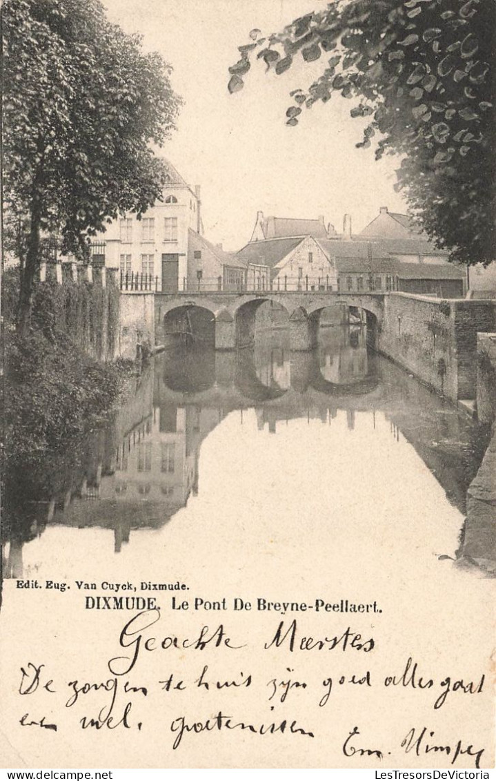 BELGIQUE - Dixmude - Le Pont De Breyne Peellaert - Carte Postale Ancienne - Diksmuide