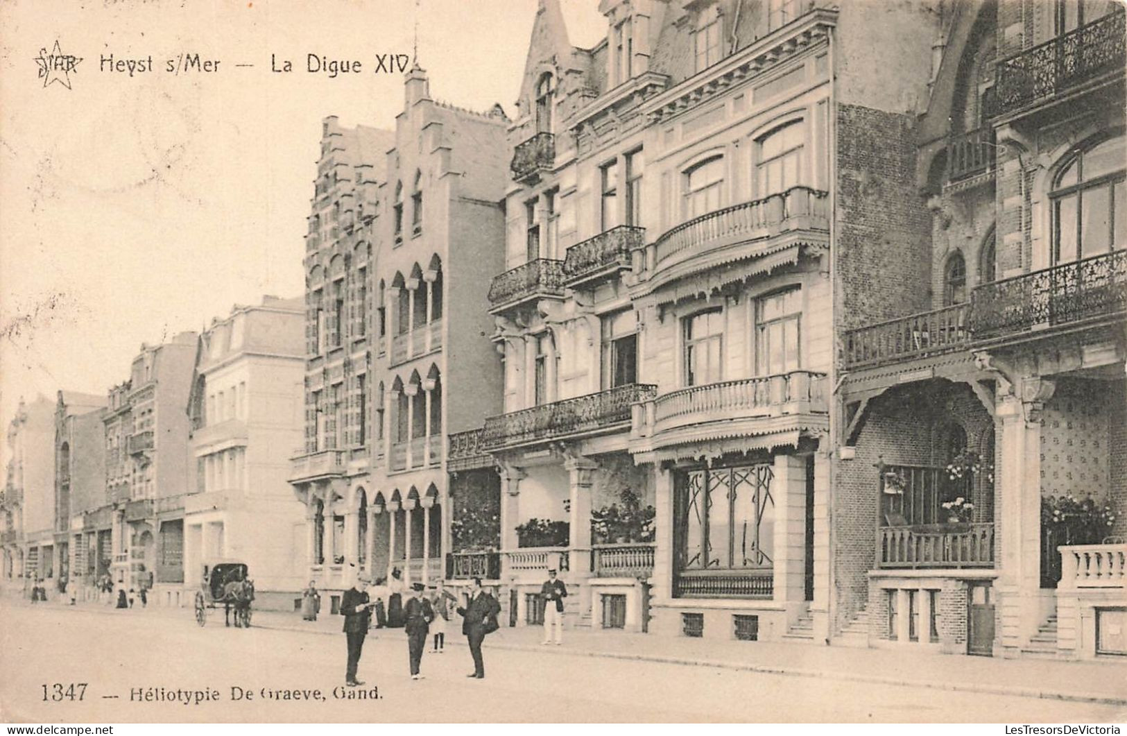 BELGIQUE - Heyst Sur Mer - Vue Sur La Digue - Carte Postale Ancienne - Heist