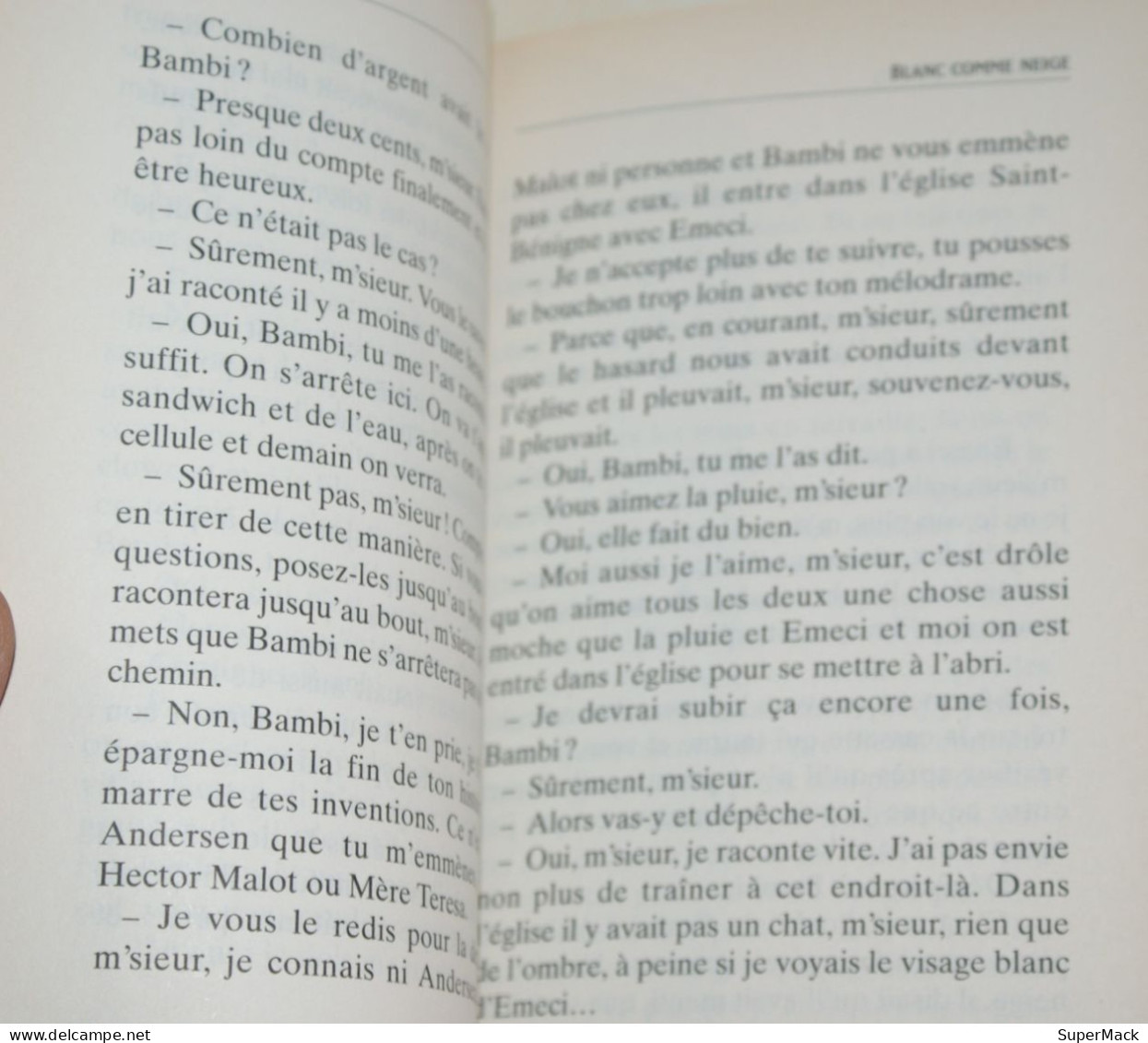 Jean-Paul Nozière - Blanc Comme Neige - Ed. Gallimard - EO2003 - Contes