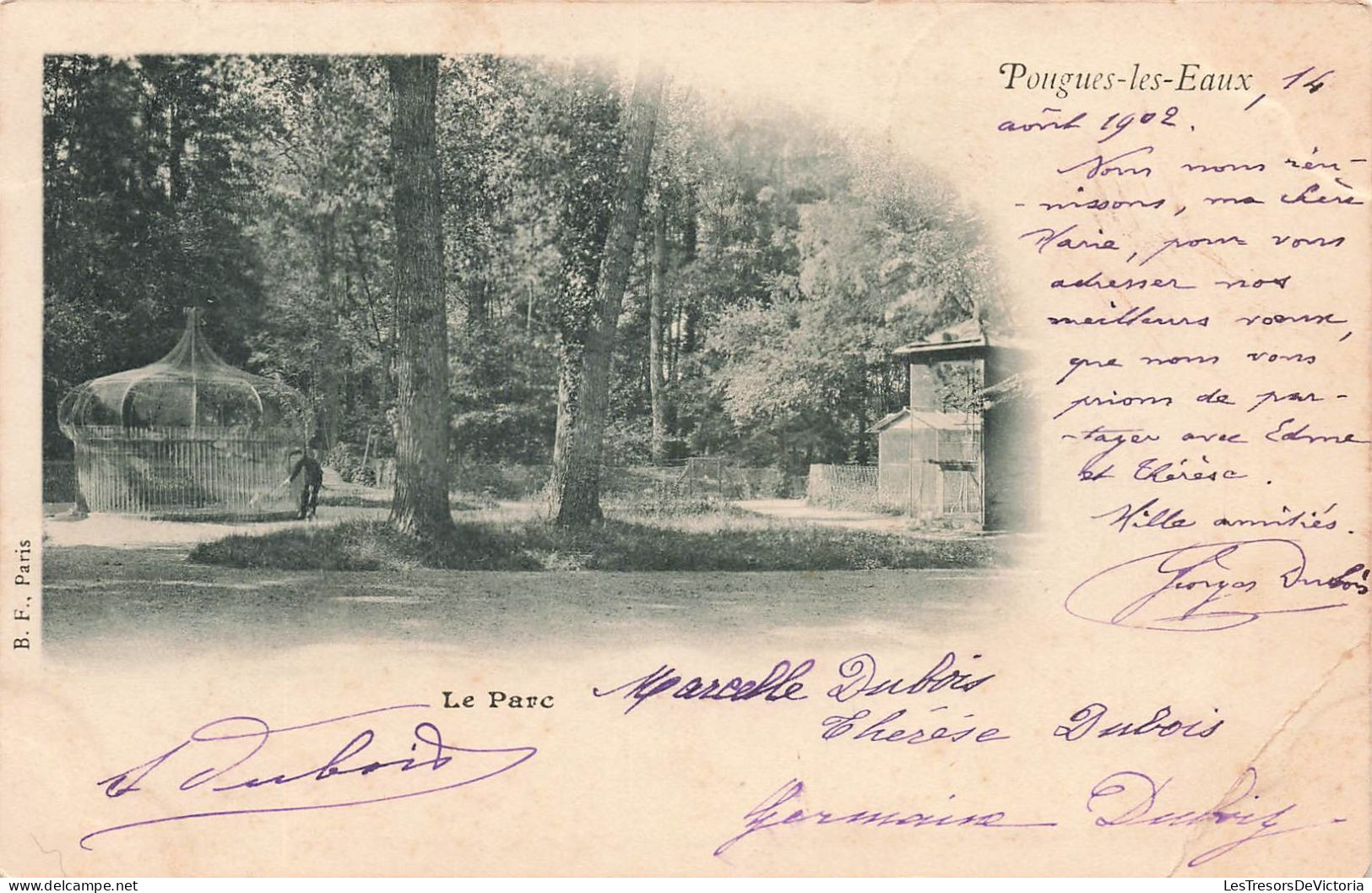 FRANCE - Pougues Les Eaux - Vue Sur Le Parc - Carte Postale Ancienne - Pougues Les Eaux