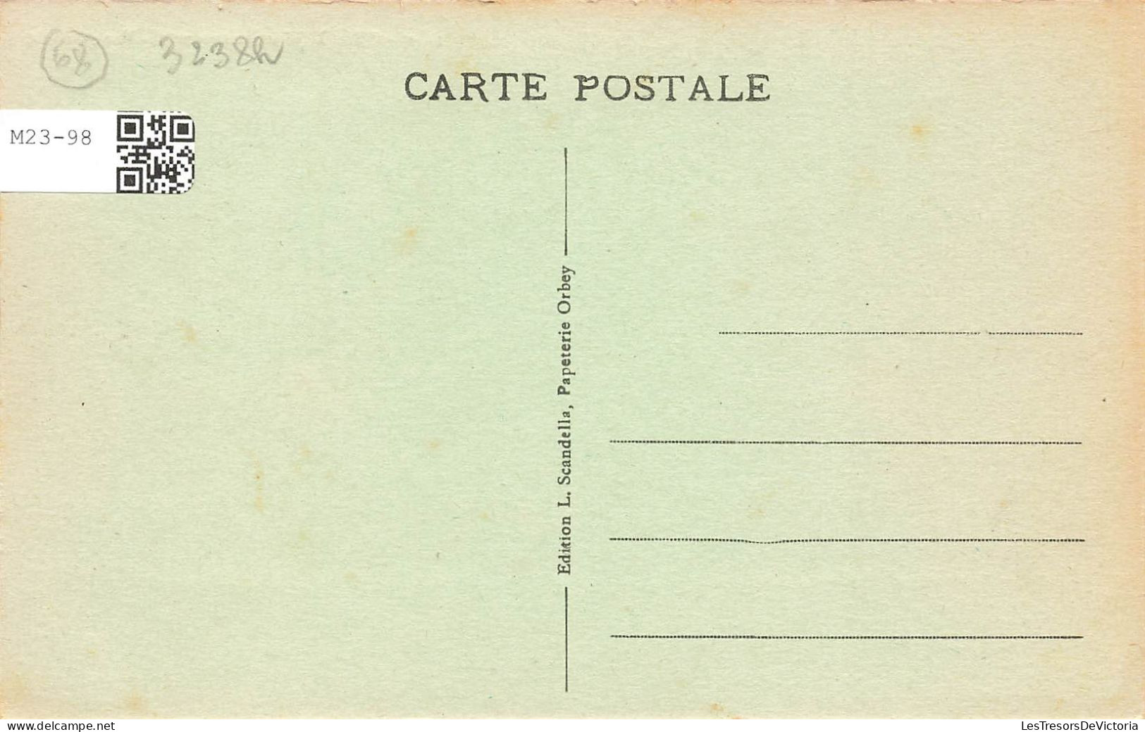 FRANCE - Orbey - Vue Générale - Altitude 500m - Carte Postale Ancienne - Orbey