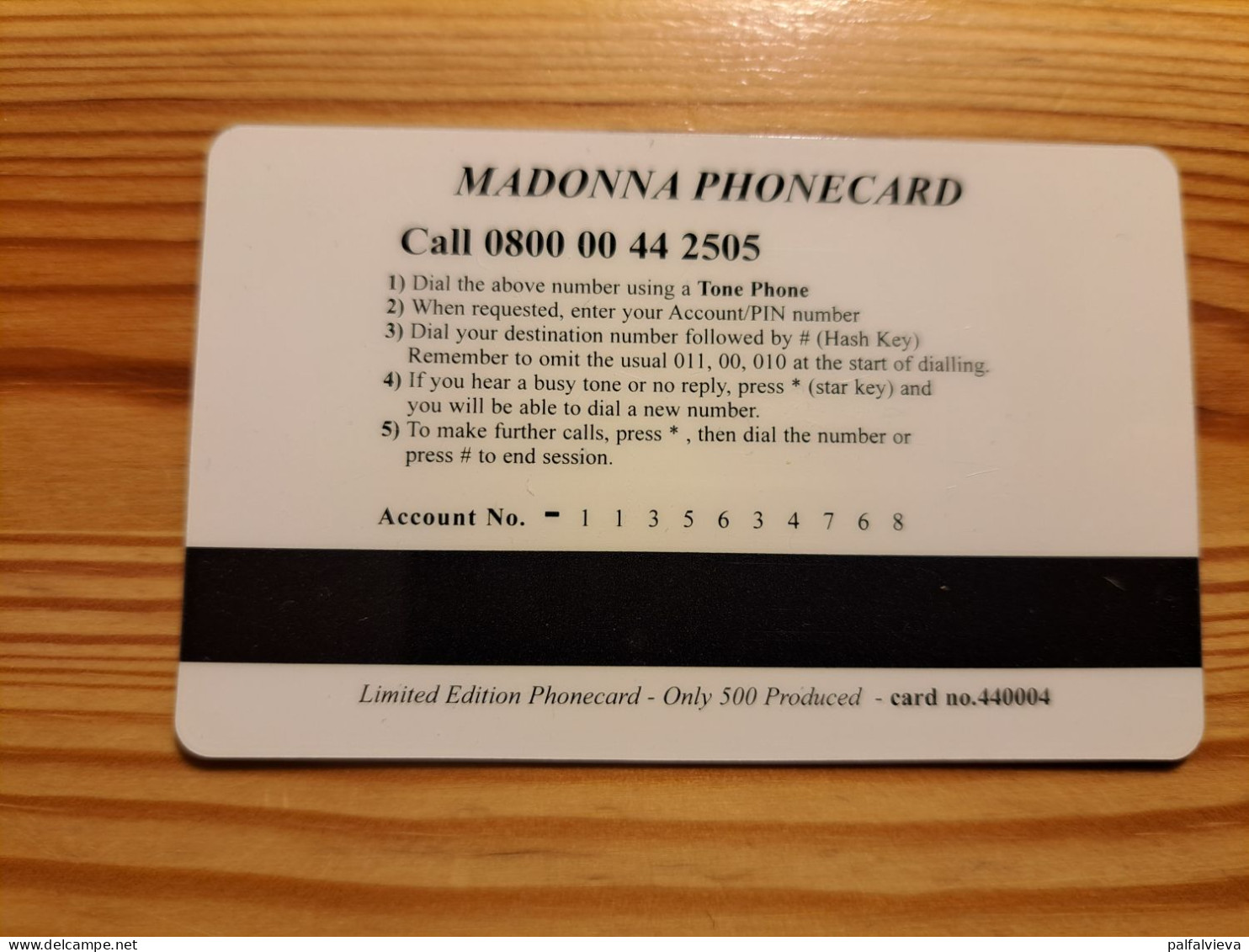 Prepaid Phonecard United Kingdom - Madonna - Emissioni Imprese