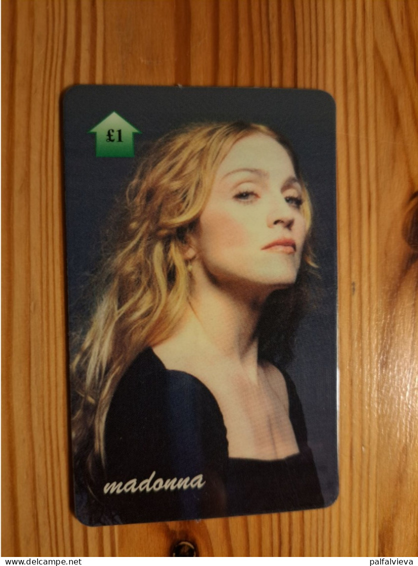 Prepaid Phonecard United Kingdom - Madonna - Emissions Entreprises