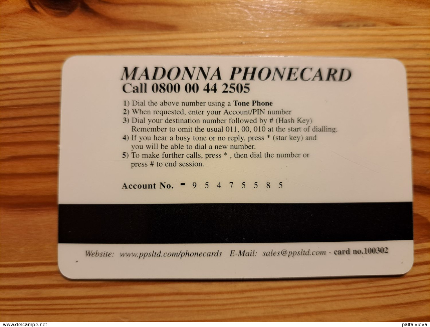 Prepaid Phonecard United Kingdom - Madonna - [ 8] Firmeneigene Ausgaben