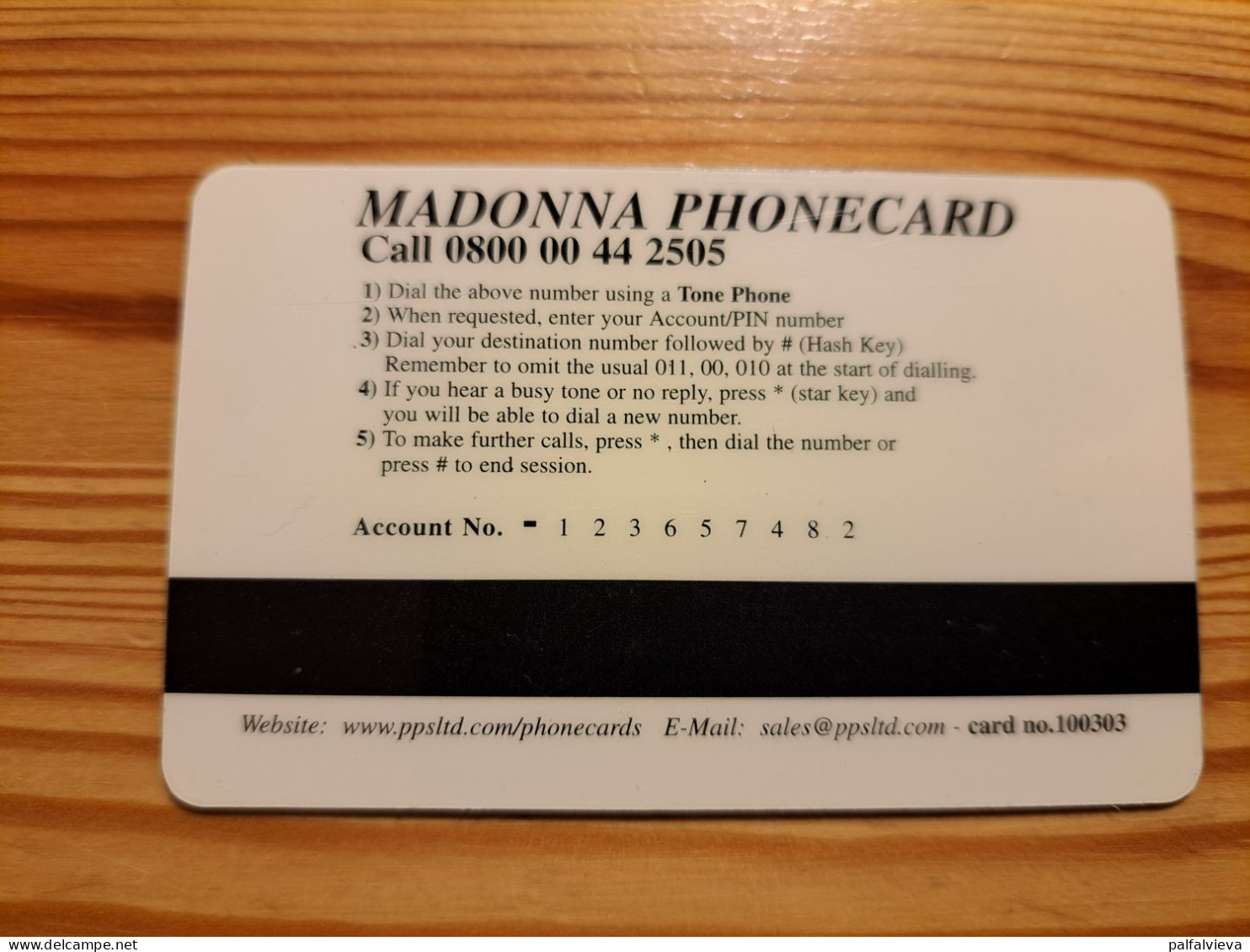 Prepaid Phonecard United Kingdom - Madonna - Emissioni Imprese